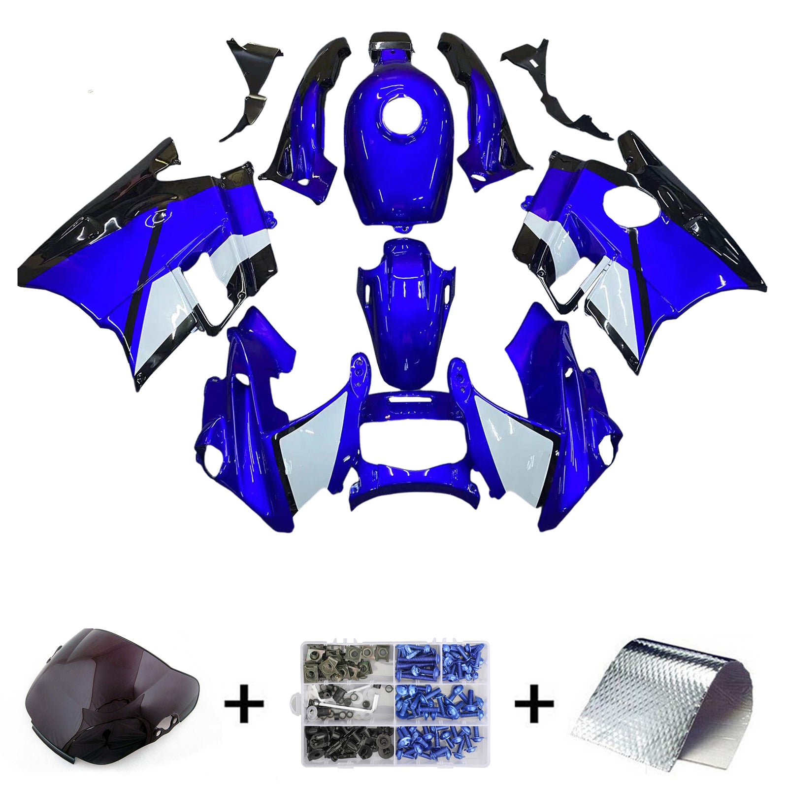 1991-1994 Honda CBR600 F2 Zestaw owiewek wtryskowych Nadwozie z tworzywa ABS