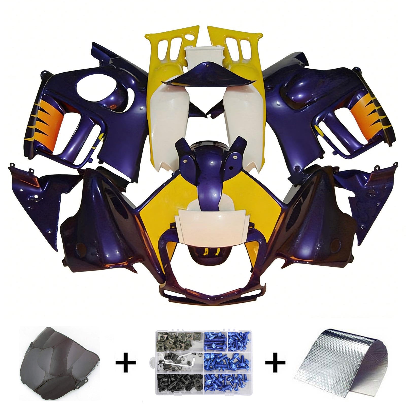 1995-1996 Honda CBR600 F3 Kit de carenado de inyección Carrocería de plástico ABS
