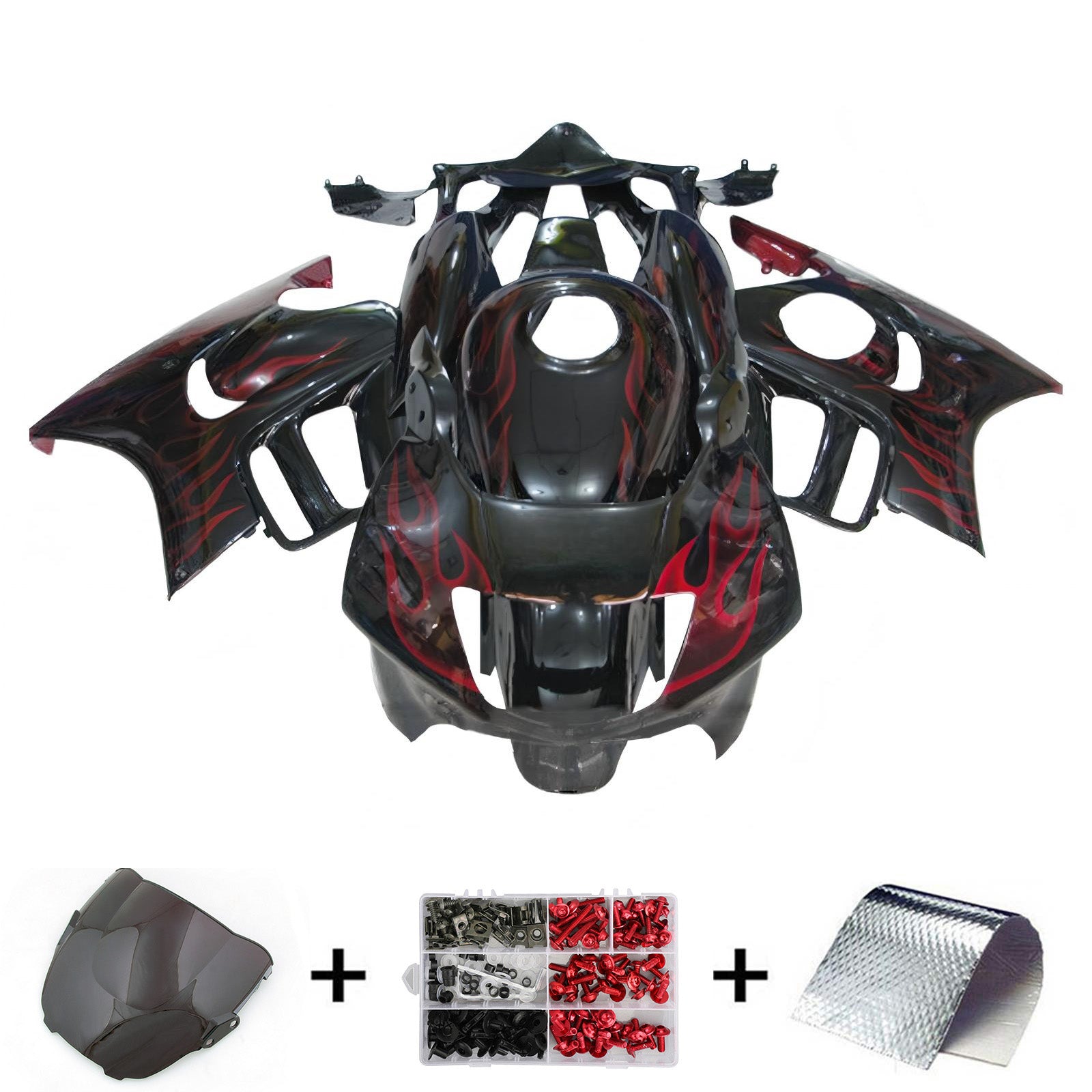 Kit de carenado de plástico ABS para Honda CBR600 F3 1997-1998