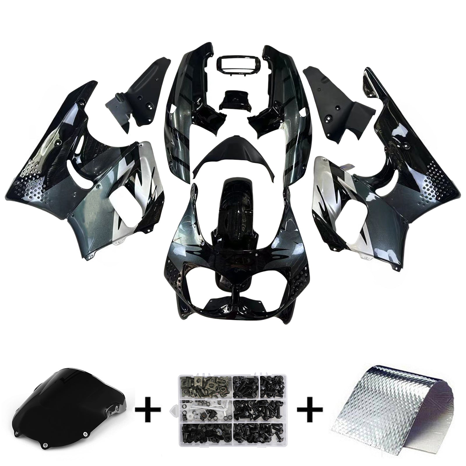 Kit carenatura iniezione carrozzeria in plastica ABS Honda CBR900RR 893 1992-1993