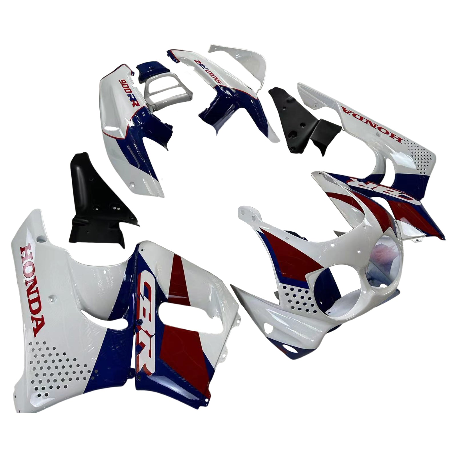 1992-1993 Honda CBR900RR 893 Zestaw owiewek wtryskowych z tworzywa sztucznego Abs