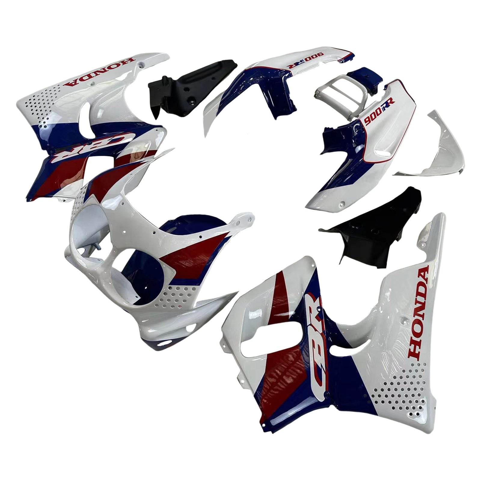 1992-1993 Honda CBR900RR 893 Zestaw owiewek wtryskowych z tworzywa sztucznego Abs