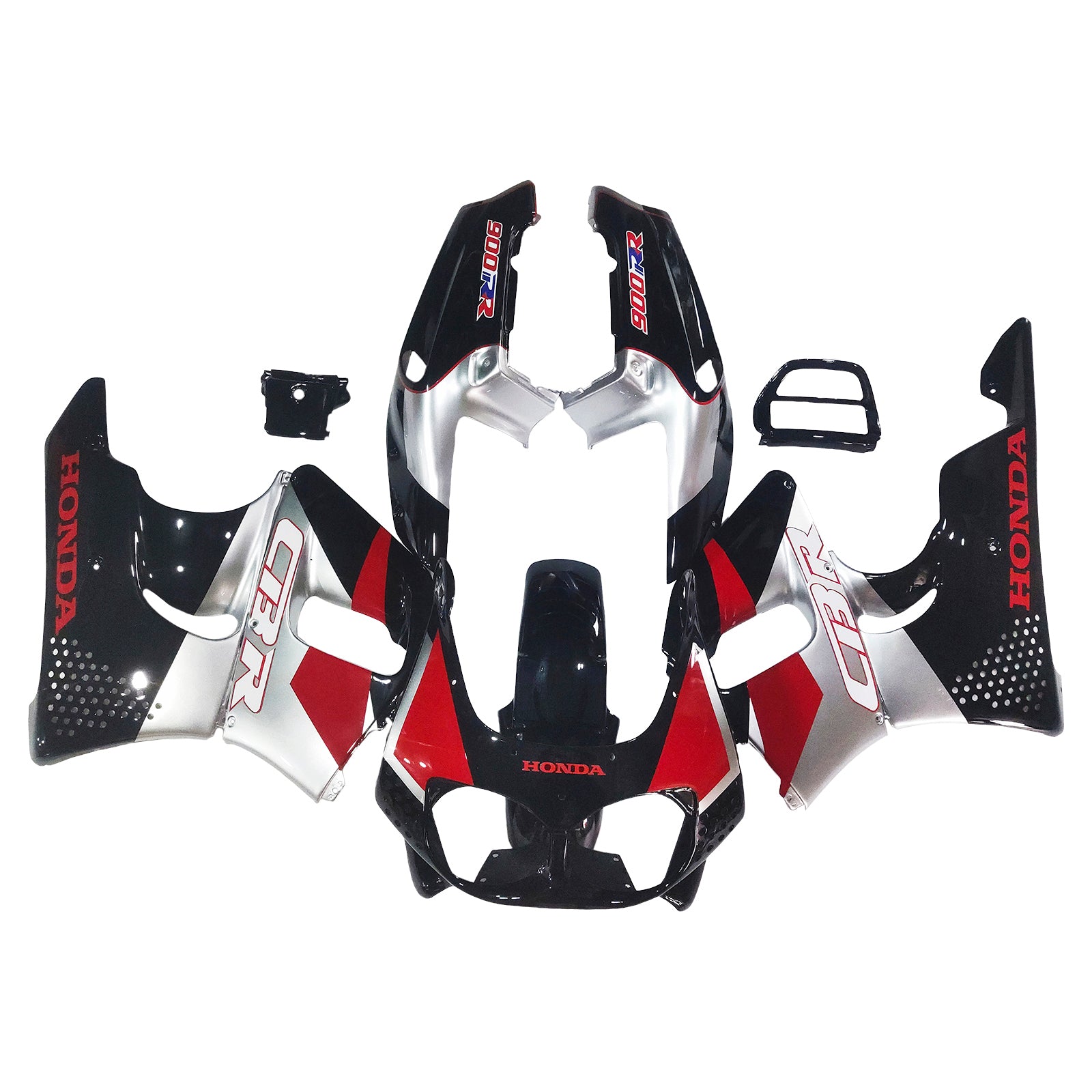 1992-1993 Honda CBR900RR 893 komplet za vbrizgavanje telesa v ABS plastiki