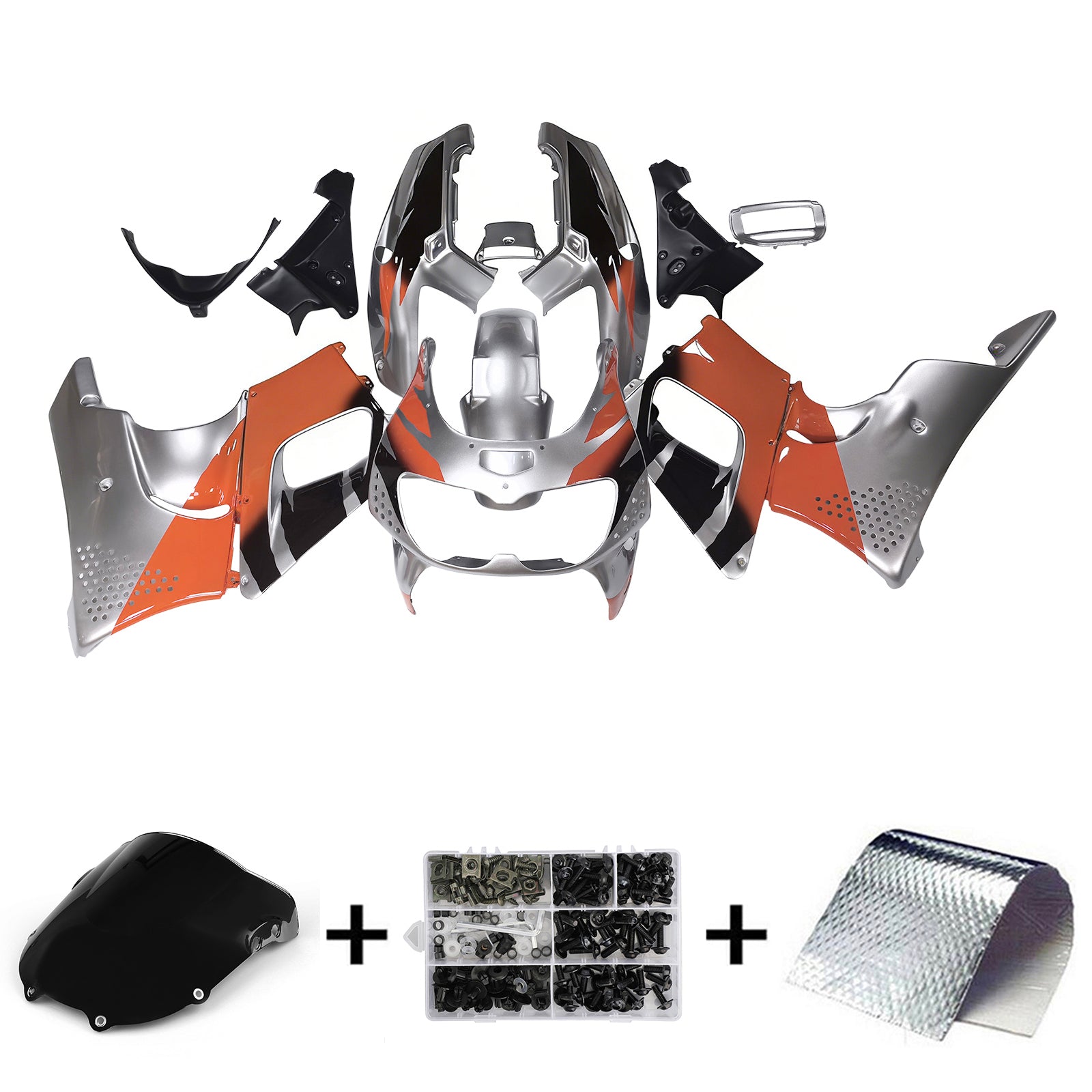 1994-1995 Honda CBR900RR 893 Abs Muovikorin ruiskutussuojasarja RR 893 1994-1995