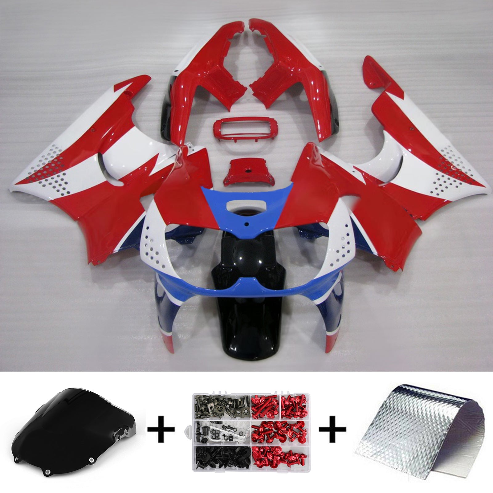 1994-1995 Honda CBR900RR 893 Abs Muovinen korin ruiskutussuojasarja