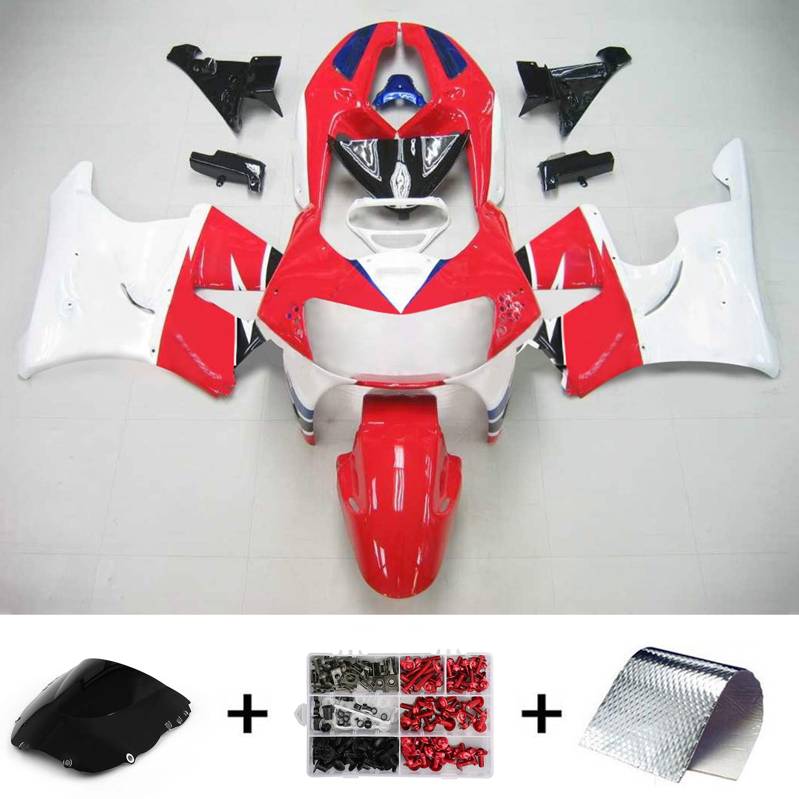 Amotopart Honda CBR900RR 919 1998-1999 Kit de carénage