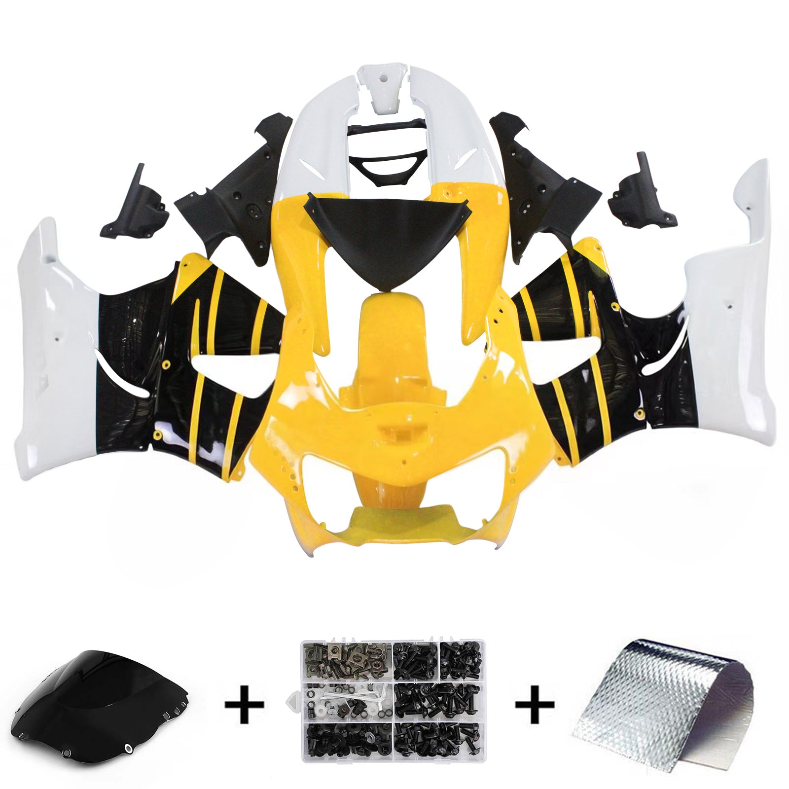 Amotopart Honda CBR900RR 919 1998-1999 Kit de carénage