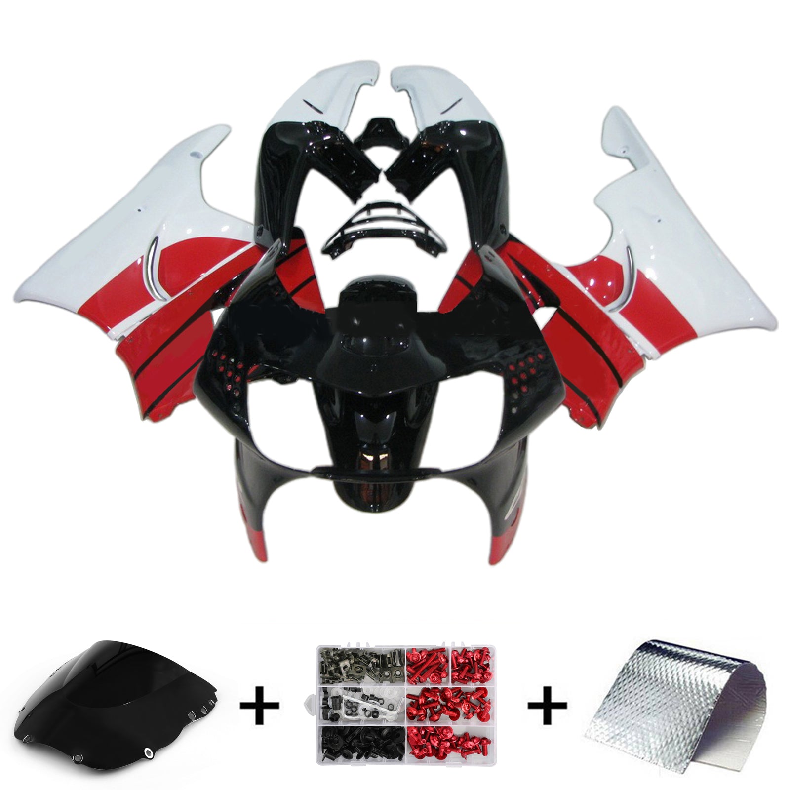 1998-1999 Honda CBR900RR 919 Kit de carenado de inyección de carrocería de plástico ABS