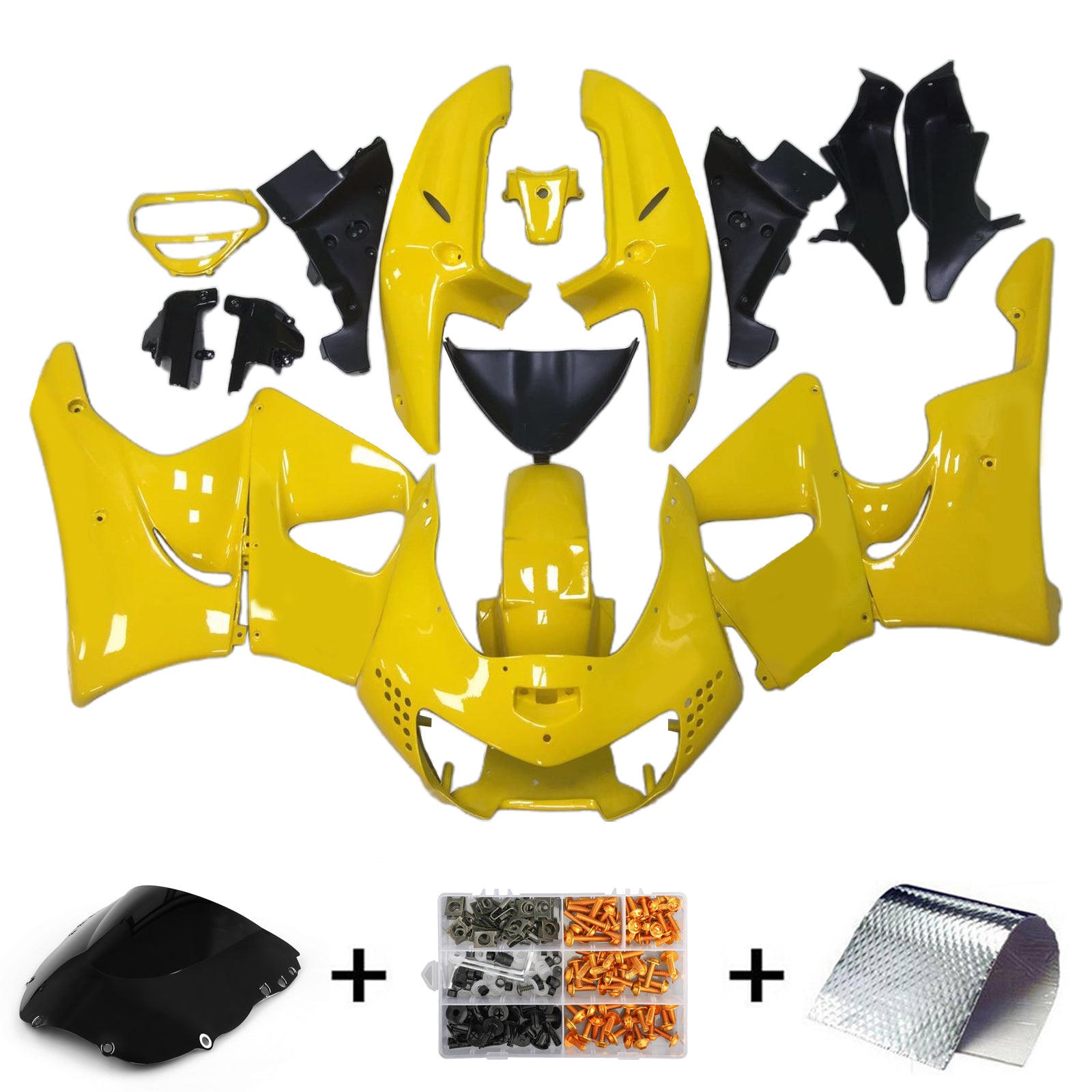 1998-1999 Honda CBR900RR 919 Kit de carénage d'injection carrosserie plastique ABS
