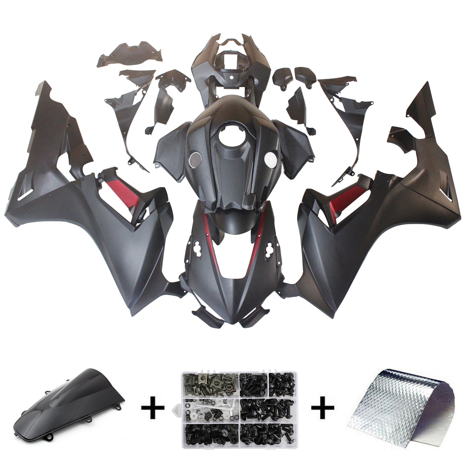 Amotopart Honda CBR1000RR 2017-2025 Kit Carénage Carrosserie Plastique ABS