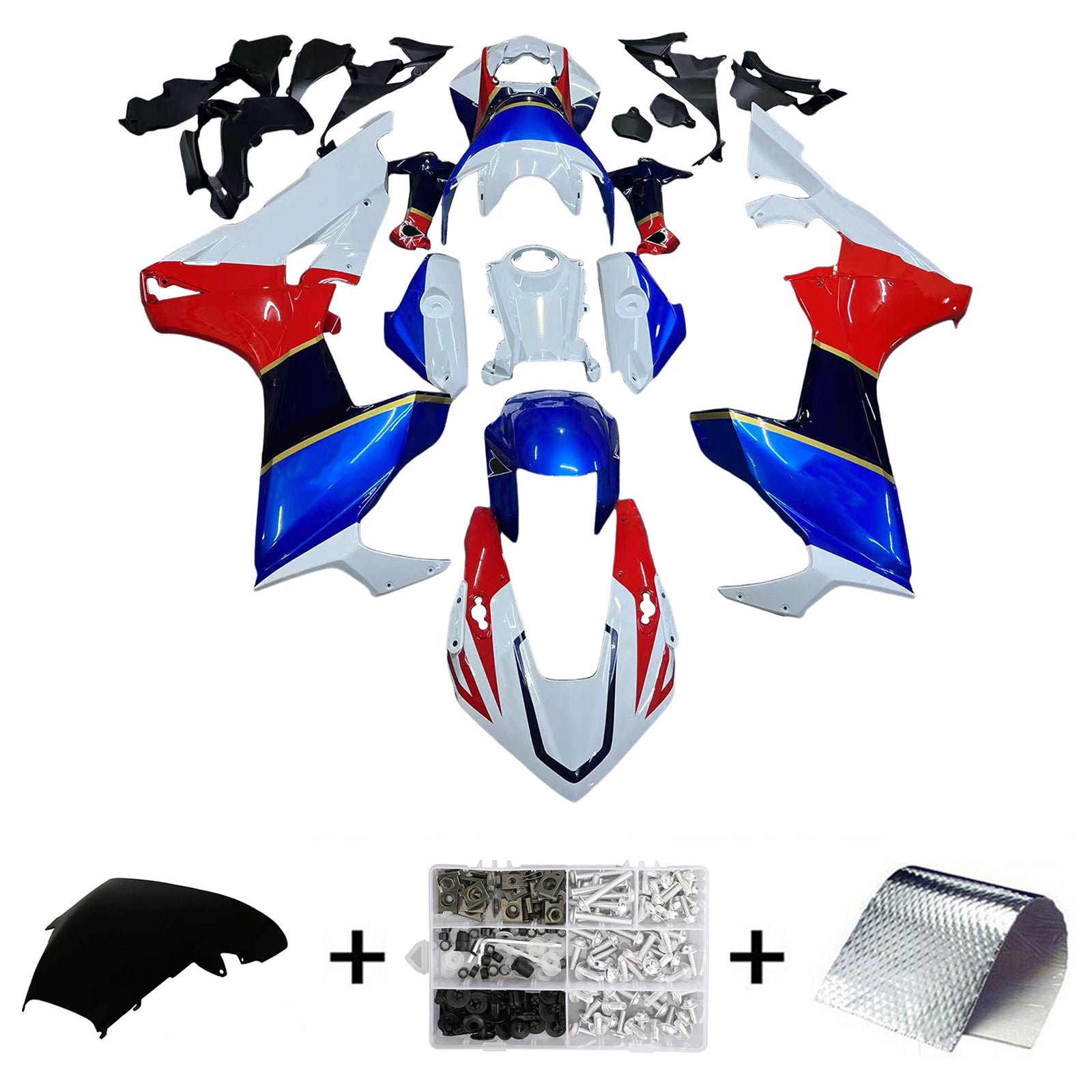 Amotopart Honda CBR1000RR 2017-2025 ABS kunststof carrosseriekuipset