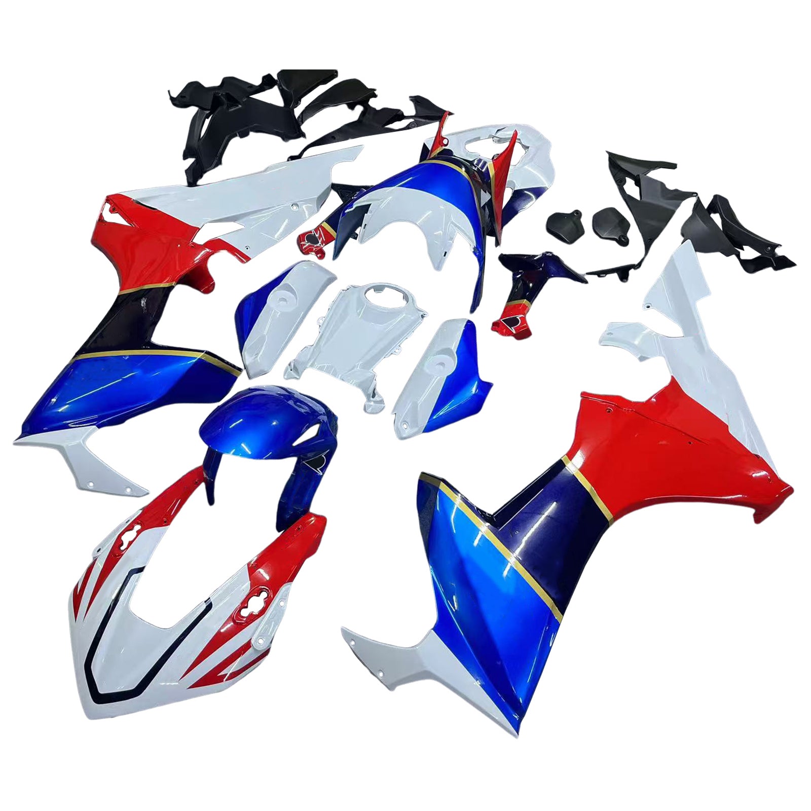Amotopart Honda CBR1000RR 2017-2025 Kit Carénage Carrosserie Plastique ABS