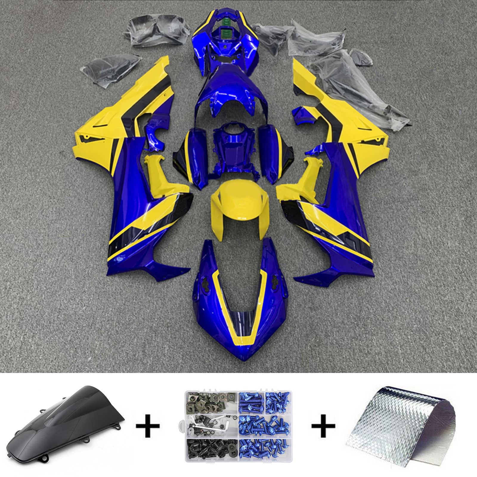 Amotopart Honda CBR1000RR 2017-2025 Kit Carénage Carrosserie Plastique ABS