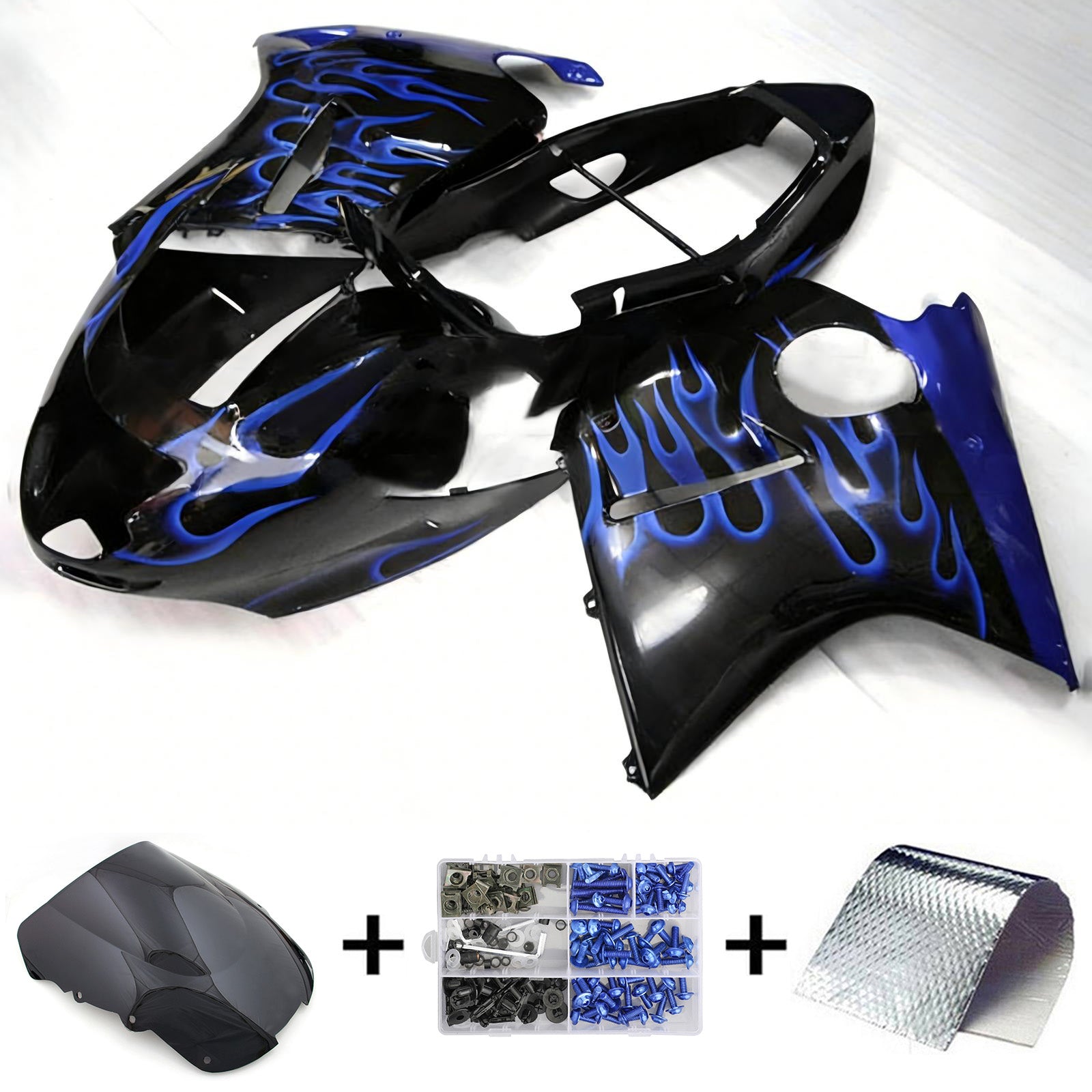 Injection Fairing Kit Bodywork ABS For Honda CBR1100XX SuperBlackBird 1996-2007