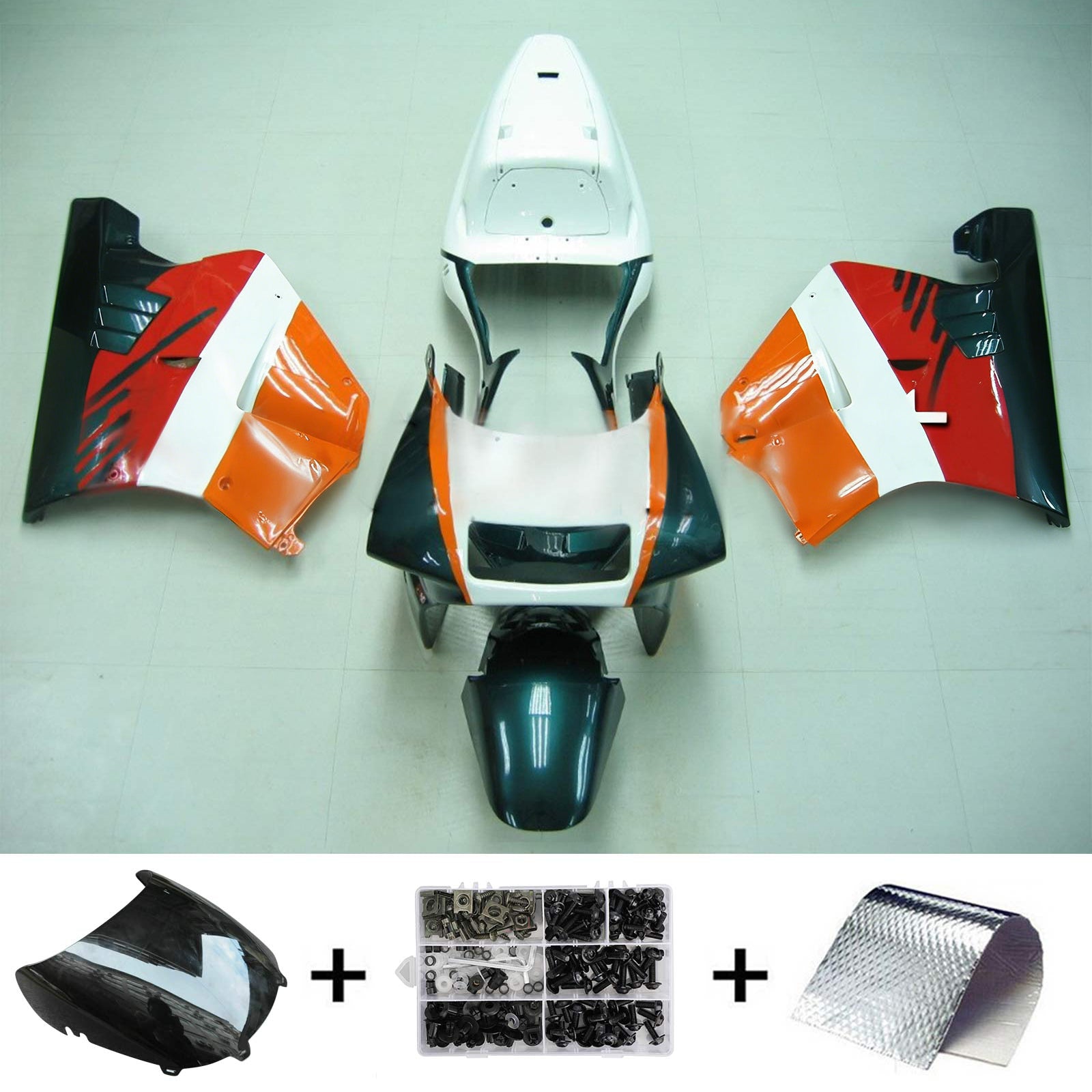 Kit carena Amotopart Honda NSR250 PGM-3 1990-1993