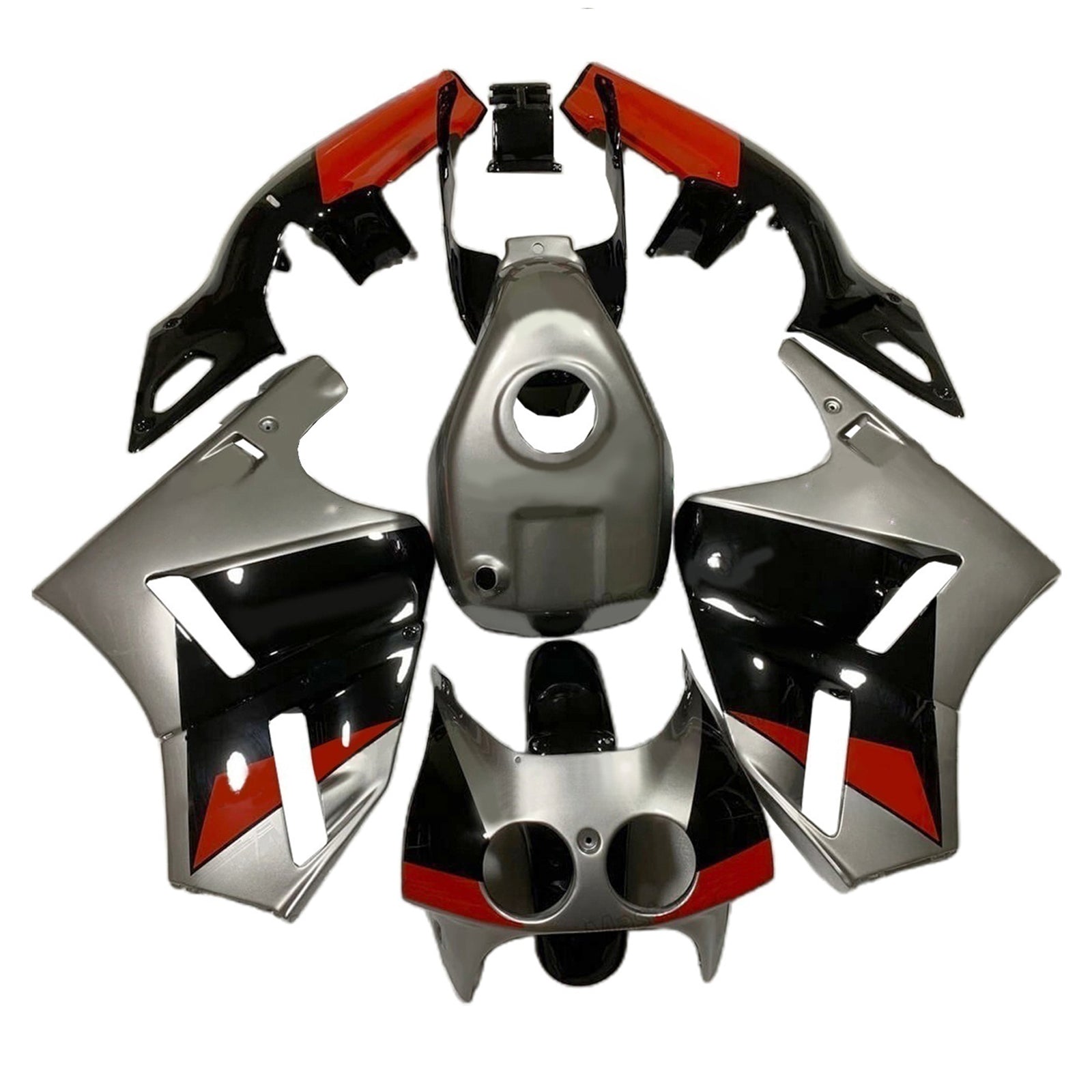 1988-1992 Honda VFR400R NC30 injectiekuipset ABS kunststof carrosserie