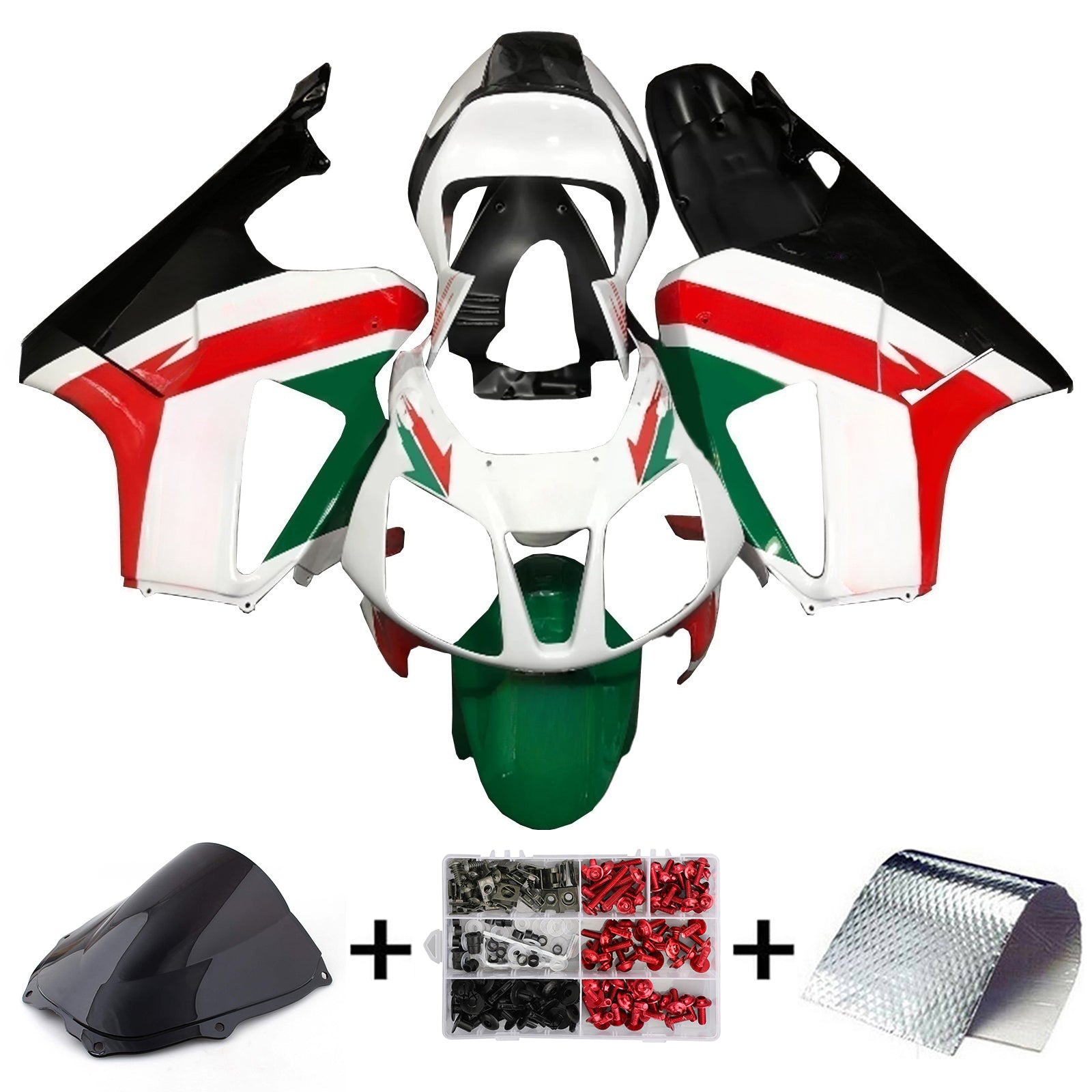 Honda-injektiotapa Kit VTR1000 RC51 2000-2006, ABS-muovinen kori