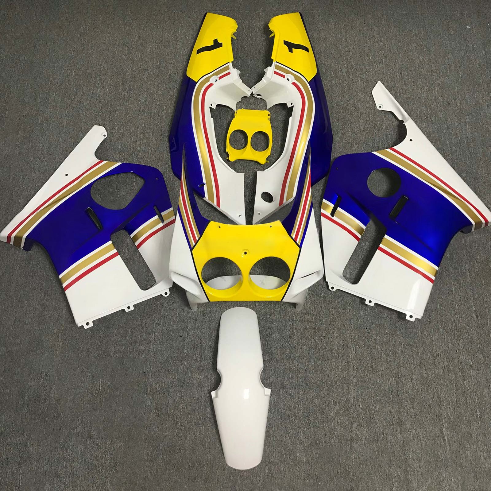 Injectie kuien kit carrosserie voor Honda CBR250RR MC19 1988-1989