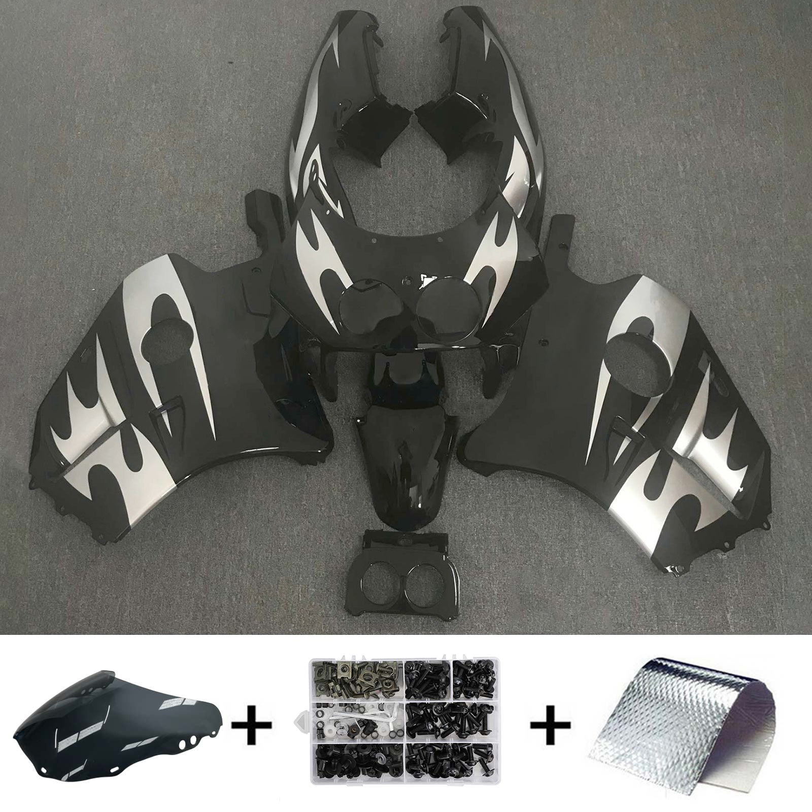 Injectie kuien kit carrosserie voor Honda CBR250RR MC19 1988-1989