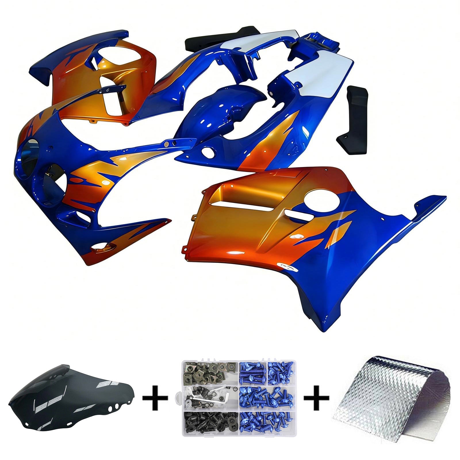 Kit de carénage d'injection Honda CBR250RR MC19 1988-1989