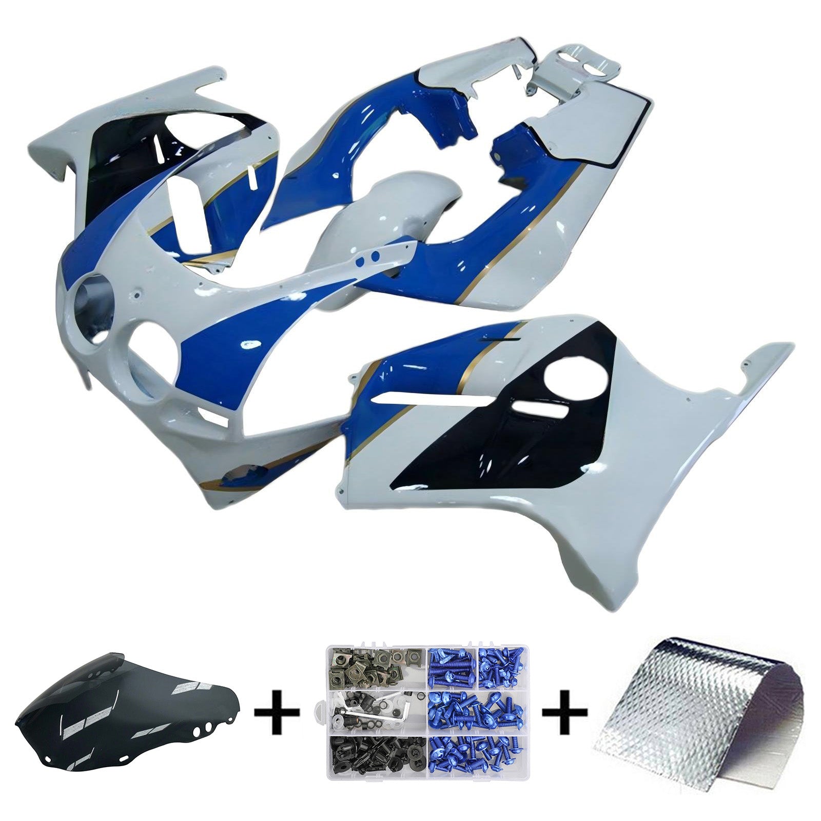 Kit de carénage d'injection Honda CBR250RR MC19 1988-1989