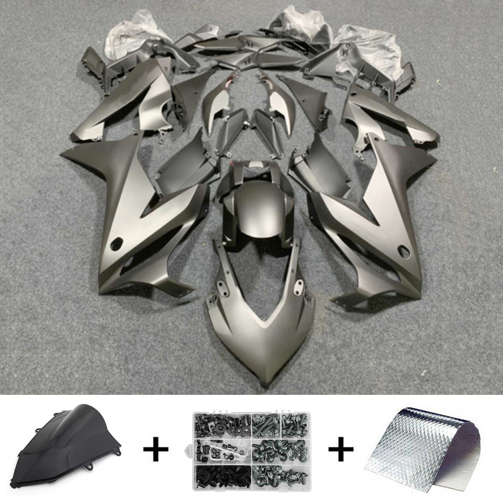 Amotopart Honda CBR650R 2019-2020 Kit Carénage Carrosserie Plastique ABS