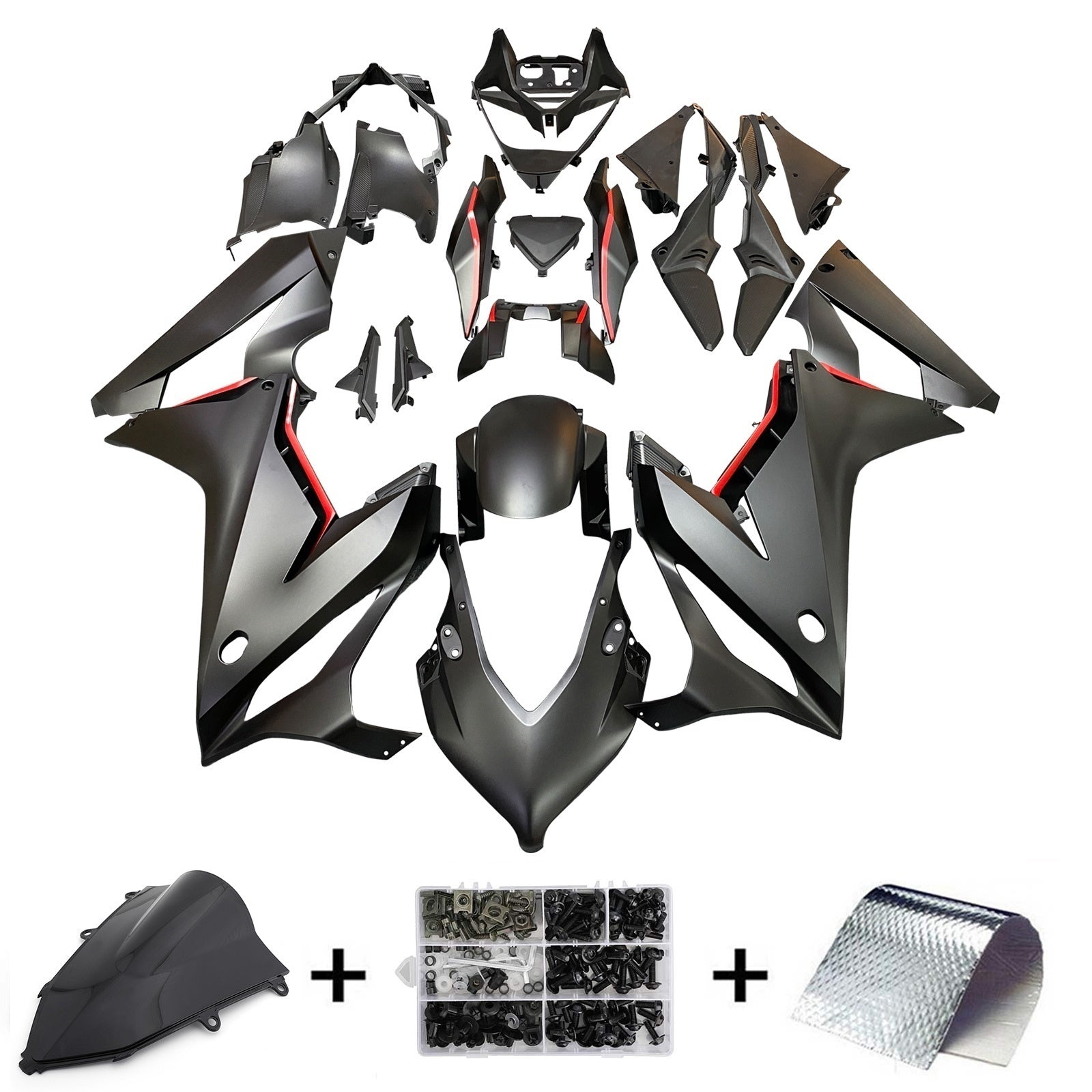 Amotopart Honda CBR650R 2021-2022 Zestaw Carrosserie Plastic ABS