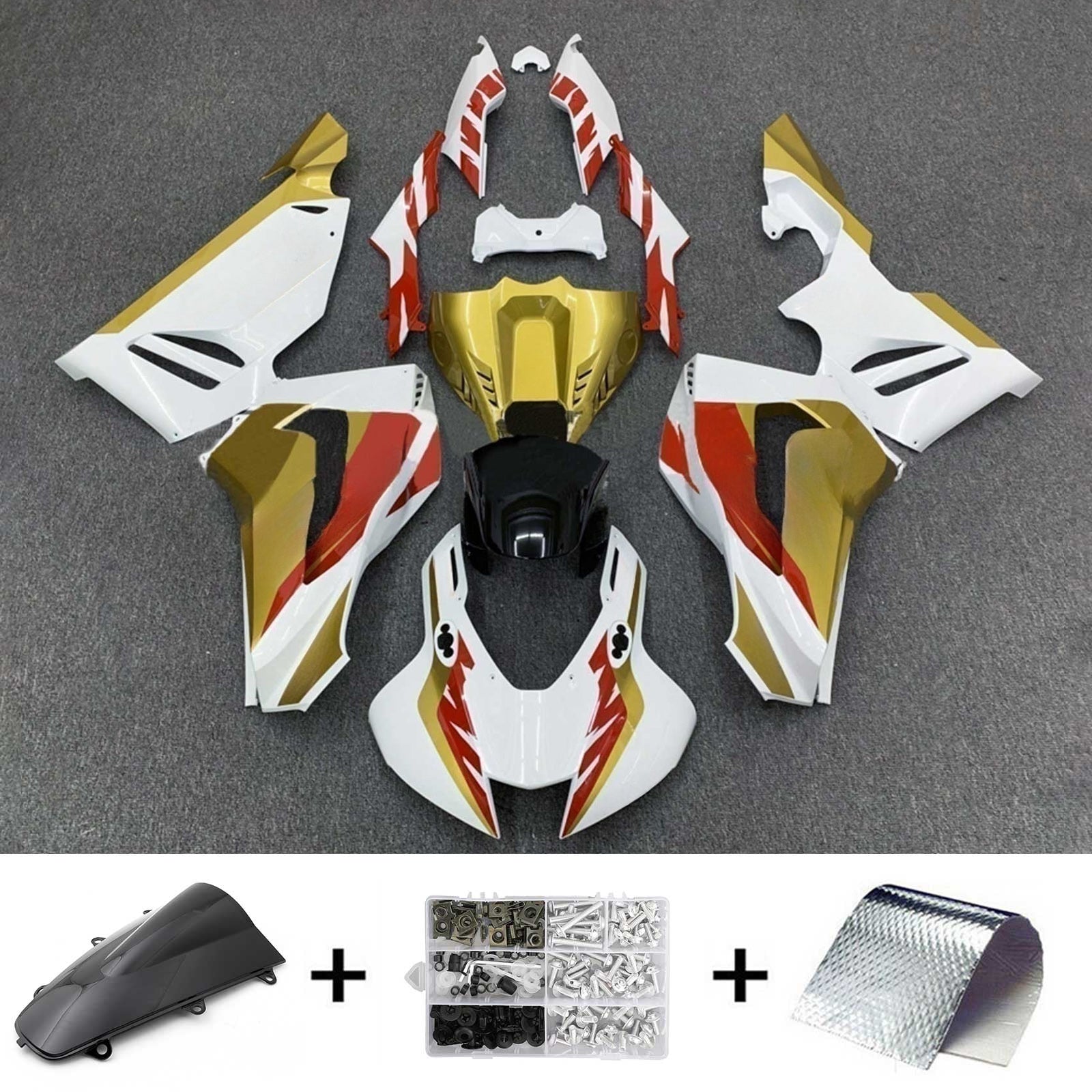 Amotopart Kit carena carrozzeria in plastica ABS Honda CBR1000RR-R 2020-2023
