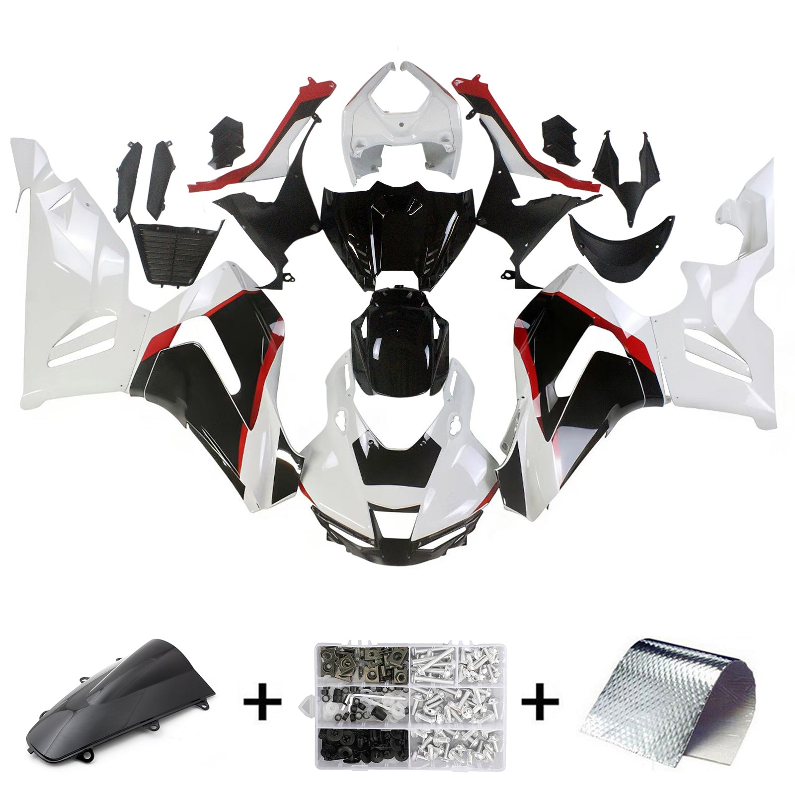 Kit de deficiencia inyectado en plástico AB para Honda CBR1000RR-R 2020-2023