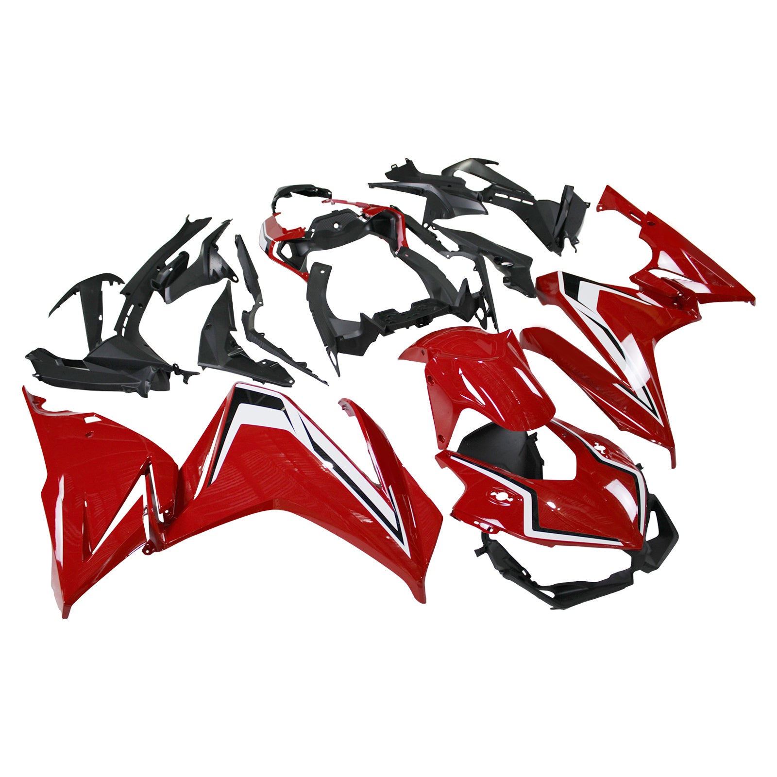 Amotopart Honda CBR500R 2019-2021 Kit Carénage Carrosserie Plastique ABS