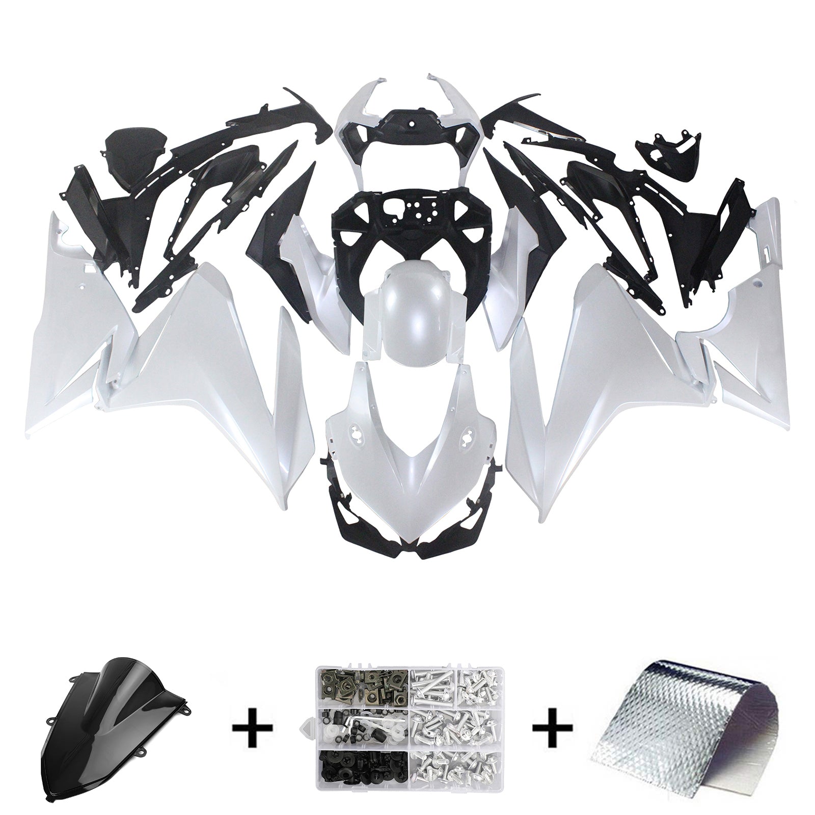 Amotopart Honda CBR500R 2019-2021 Kit Carrosserie plastični abs