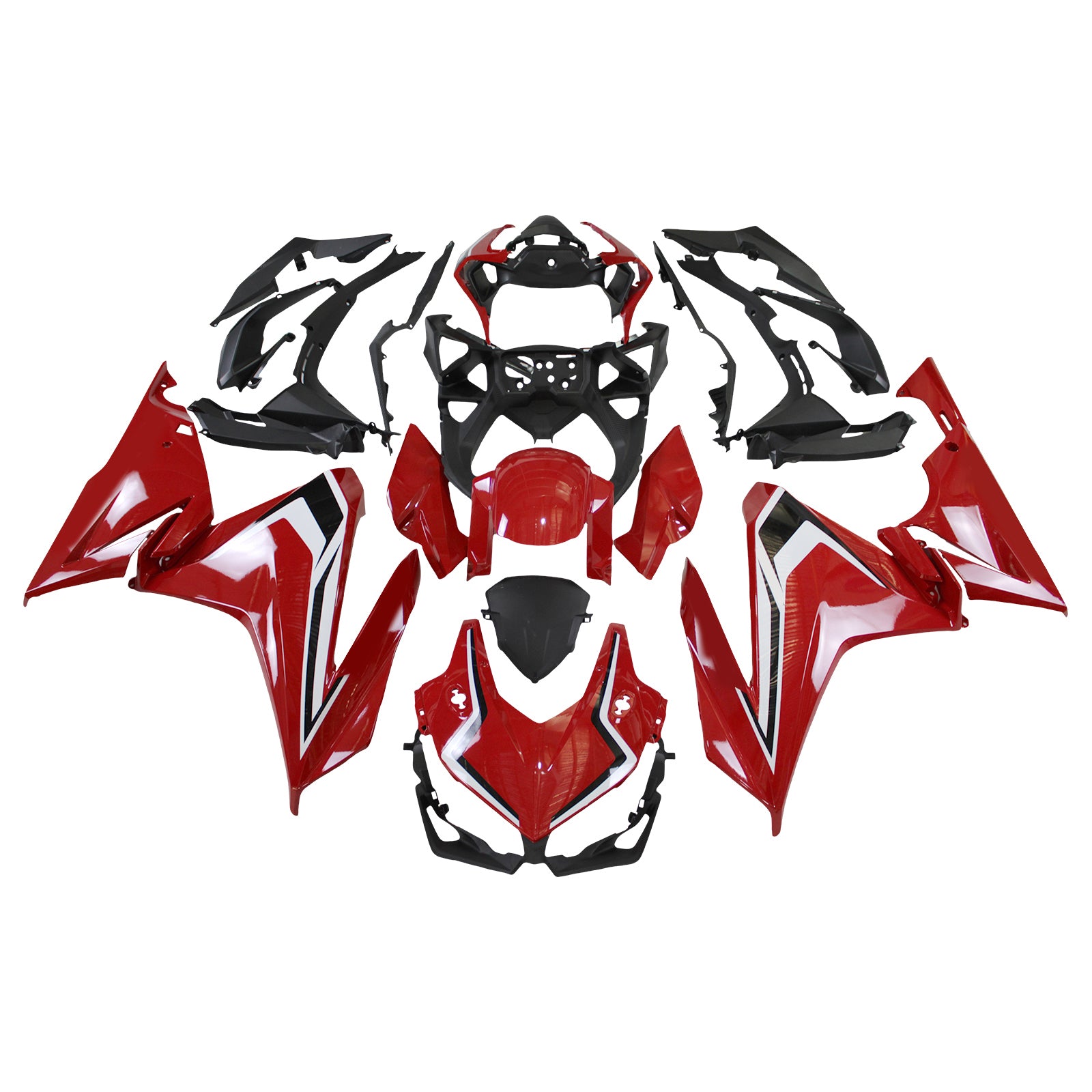 Amotopart Honda CBR500R 2022-2023 ABS kunststof carrosseriekuipset