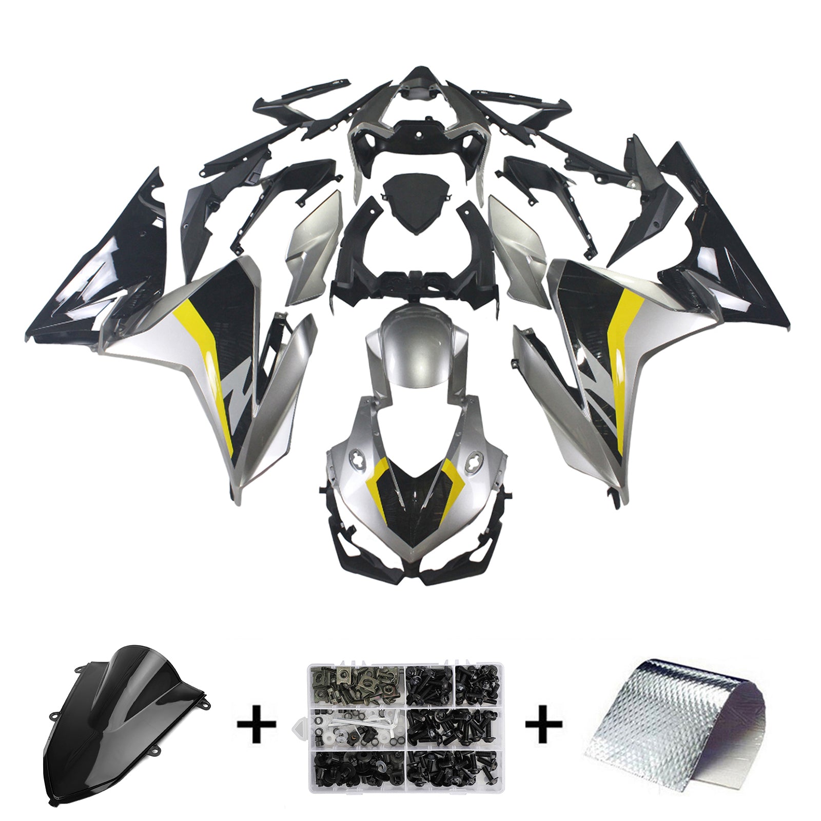 Amotopart Honda CBR500R 2022-2023 Kit carenatura carrozzeria in plastica ABS