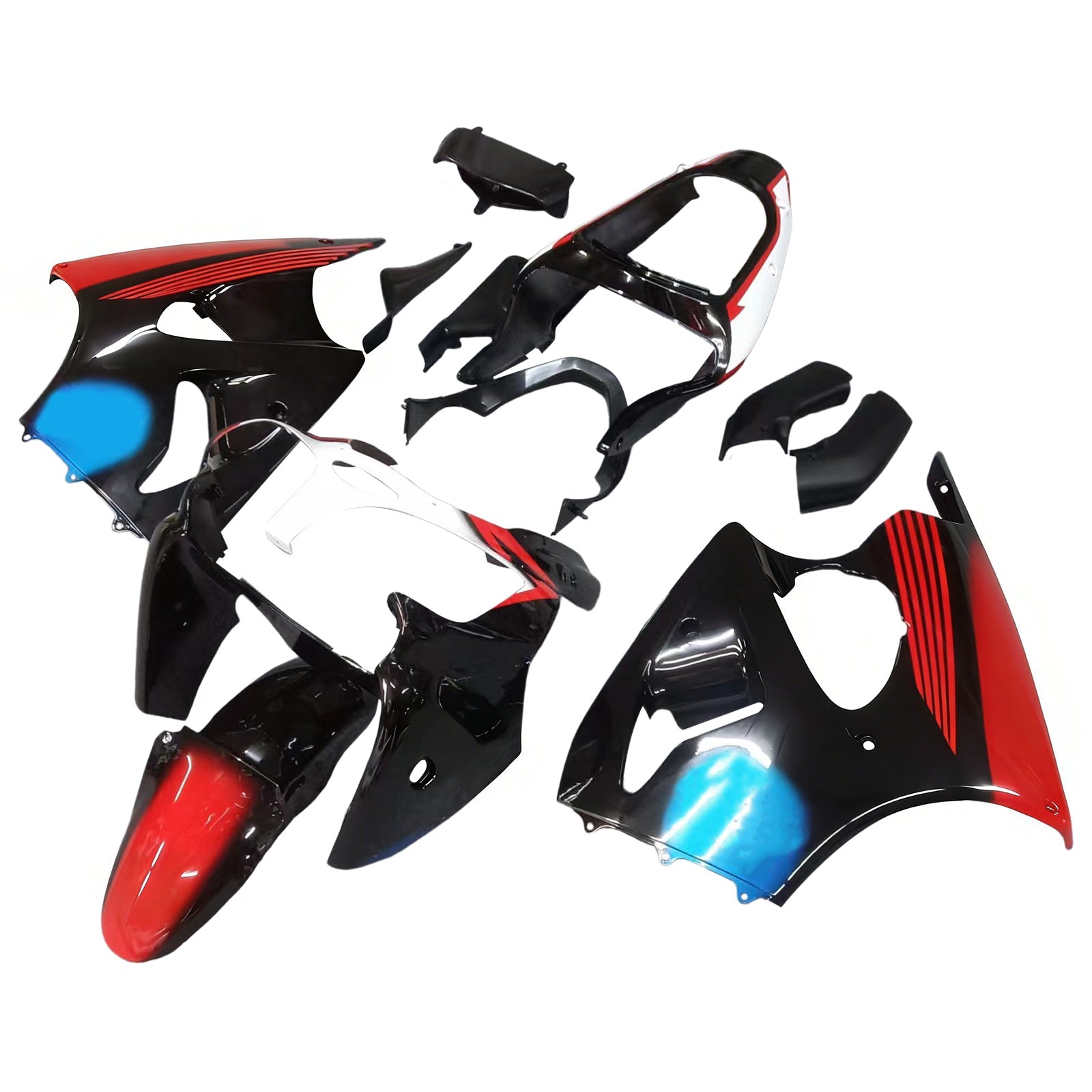 Zestaw owiewki Amotopart do Kawasaki ZX6R 636 2000-2002 ZZR600 2005-2008