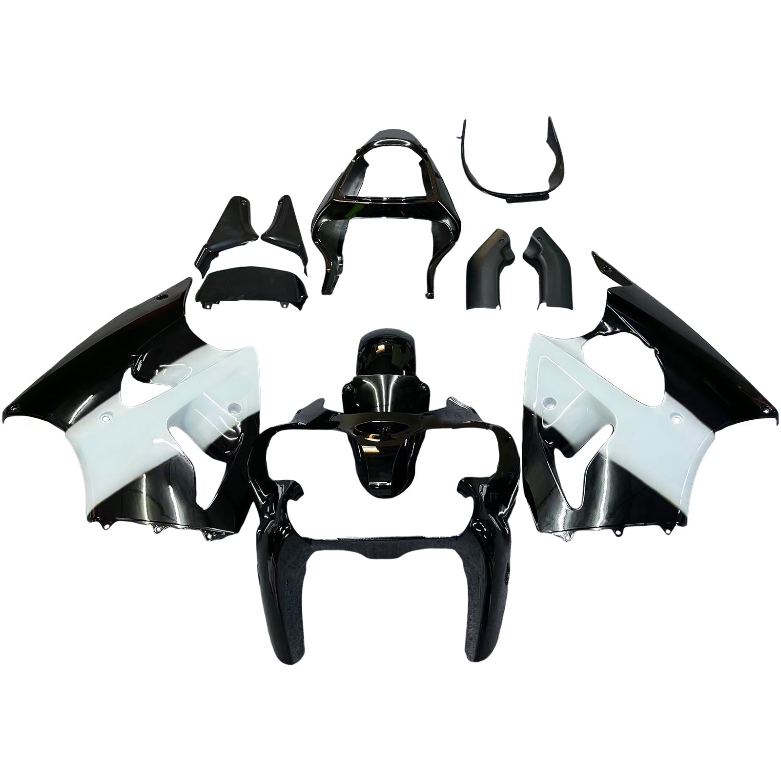 Kit de carénage Amotopart pour Kawasaki ZX6R 636 2000-2002 ZZR600 2005-2008