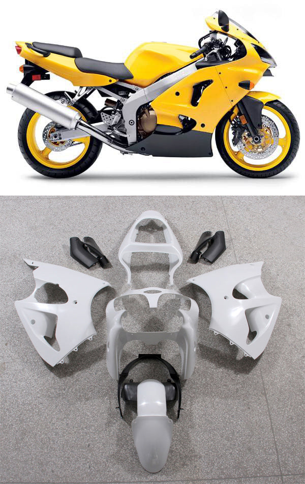 Kit de carénage Amotopart pour Kawasaki ZX6R 636 2000-2002 ZZR600 2005-2008