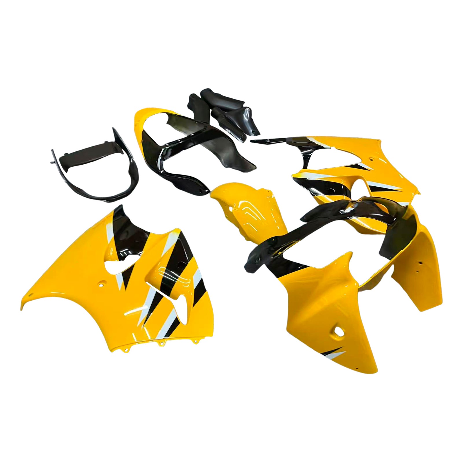 Kit de carénage Amotopart pour Kawasaki ZX6R 636 2000-2002 ZZR600 2005-2008