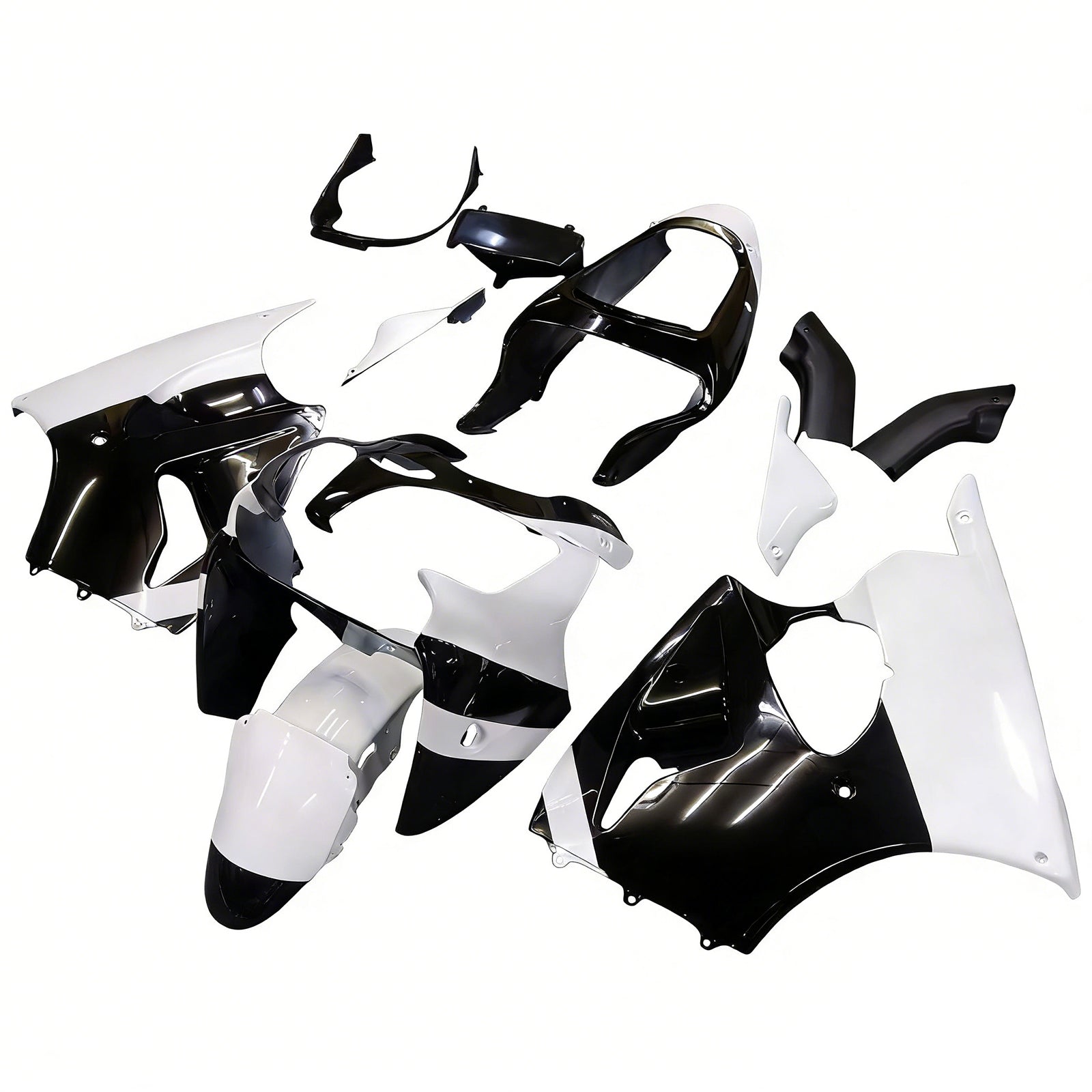 Kit de carénage Amotopart pour Kawasaki ZX6R 636 2000-2002 ZZR600 2005-2008