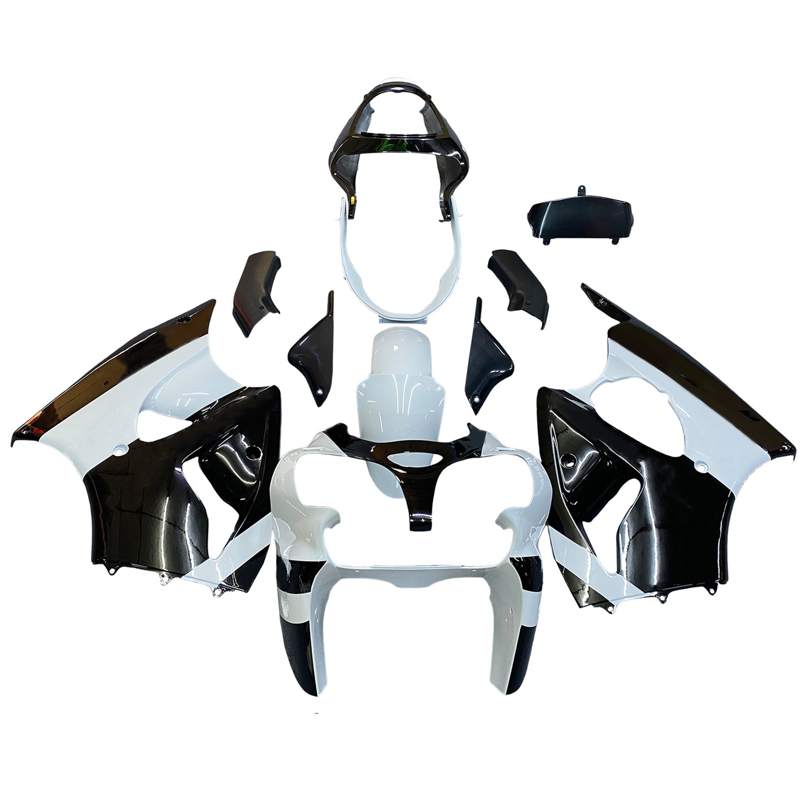 2000-2002 Kawasaki ZX6R 636 2005-2008 ZZR600 Kit de carénage d'injection carrosserie