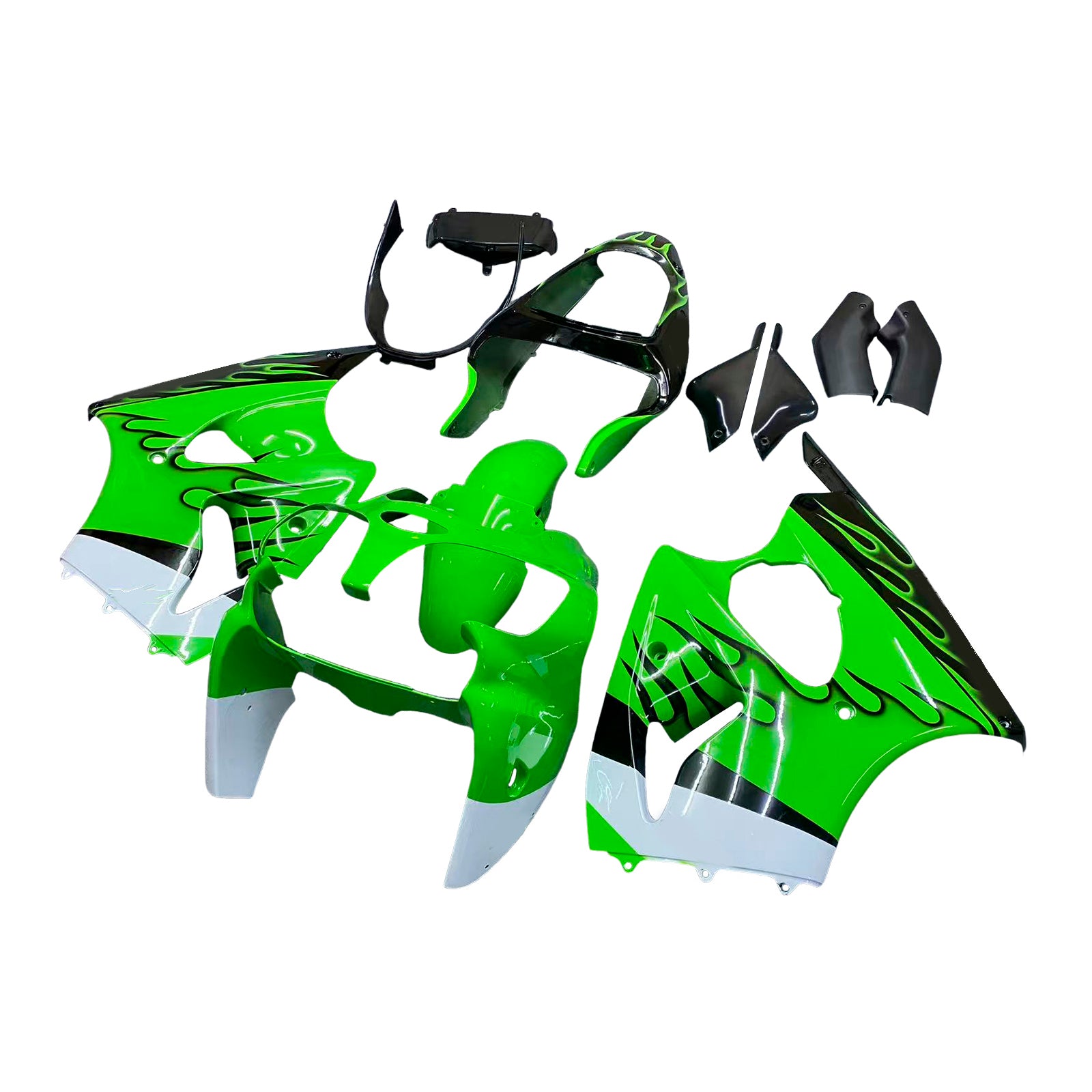 2000-2002 Kawasaki ZX6R 636 2005-2008 ZZR600 Kit de carénage d'injection carrosserie