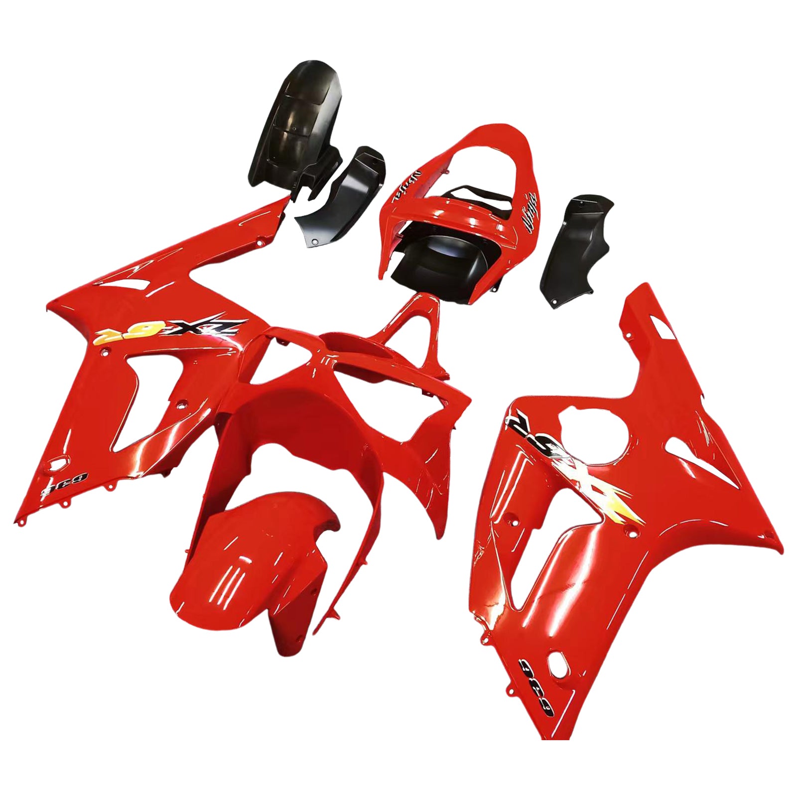 Ranges Amotopart 2003-2004 Kawasaki ZX6R 636 Rdeča ninja generična