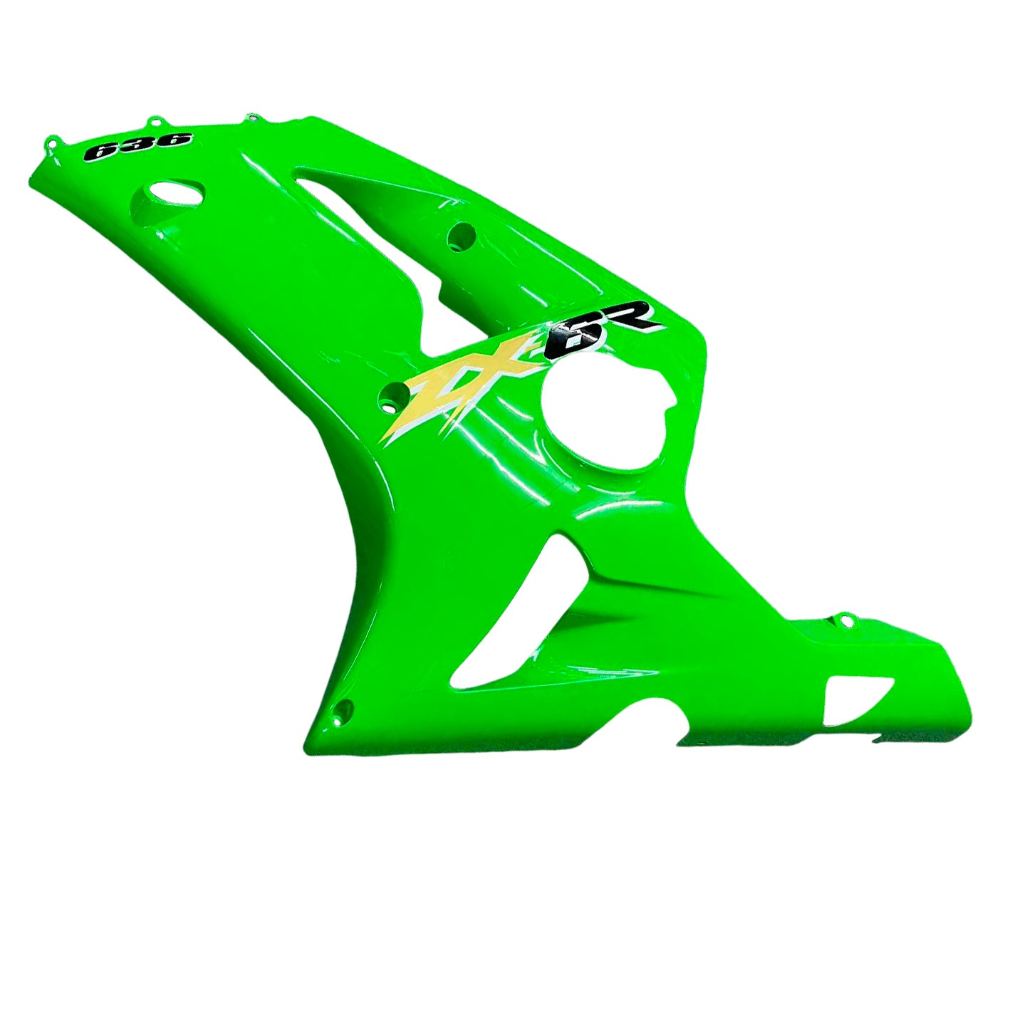 Amotopart Carénages 2003-2004 Kawasaki ZX6R 636 Green Generic Ninja