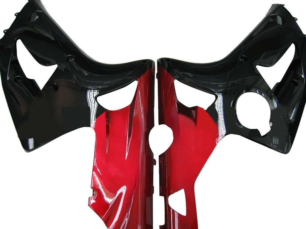 Carénages Amotopart 2003-2004 Kawasaki ZX6R 636 Noir Rouge ZX6R Generic