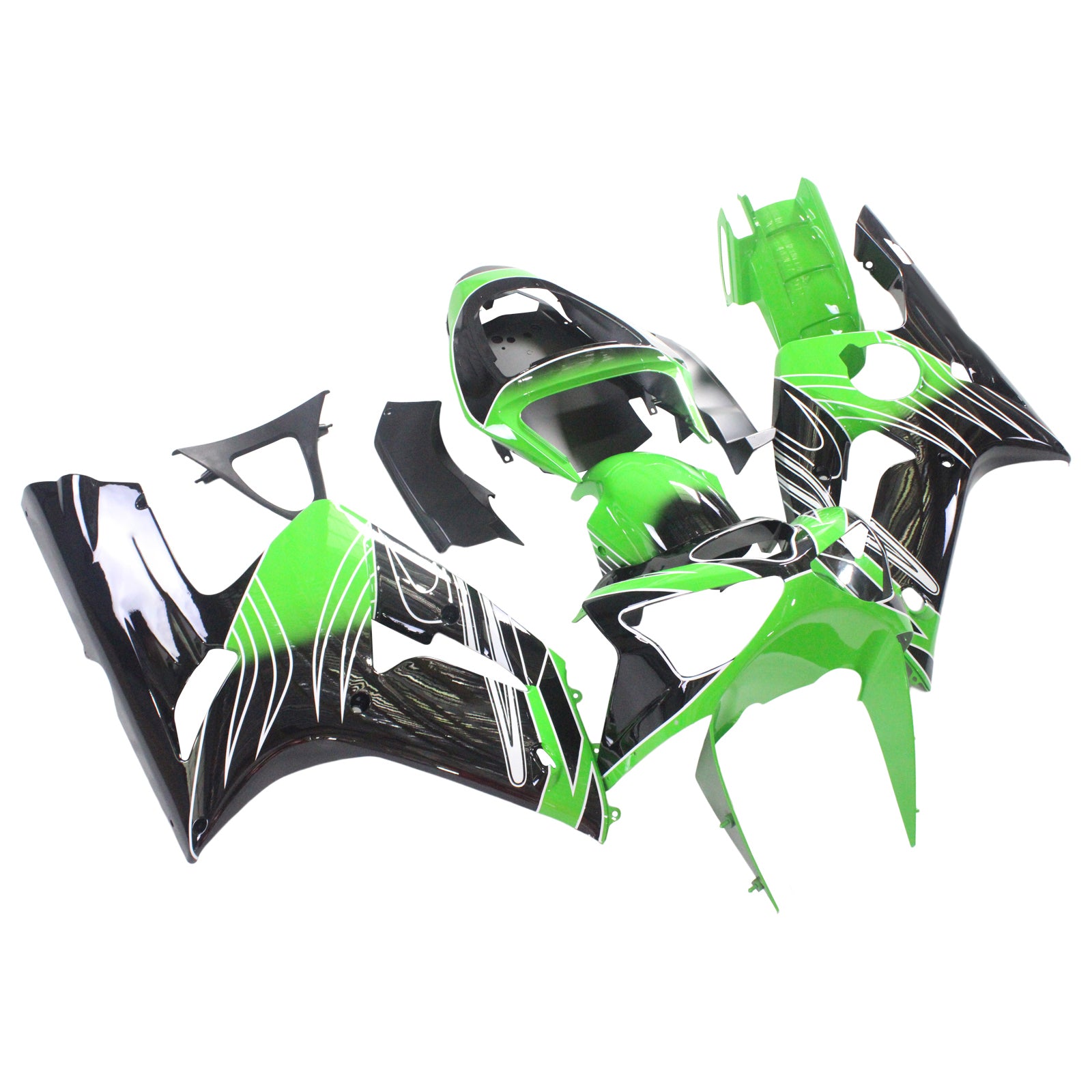 Kit de carenado Amotopart para Kawasaki ZX6R 636 2003-2004 Generic