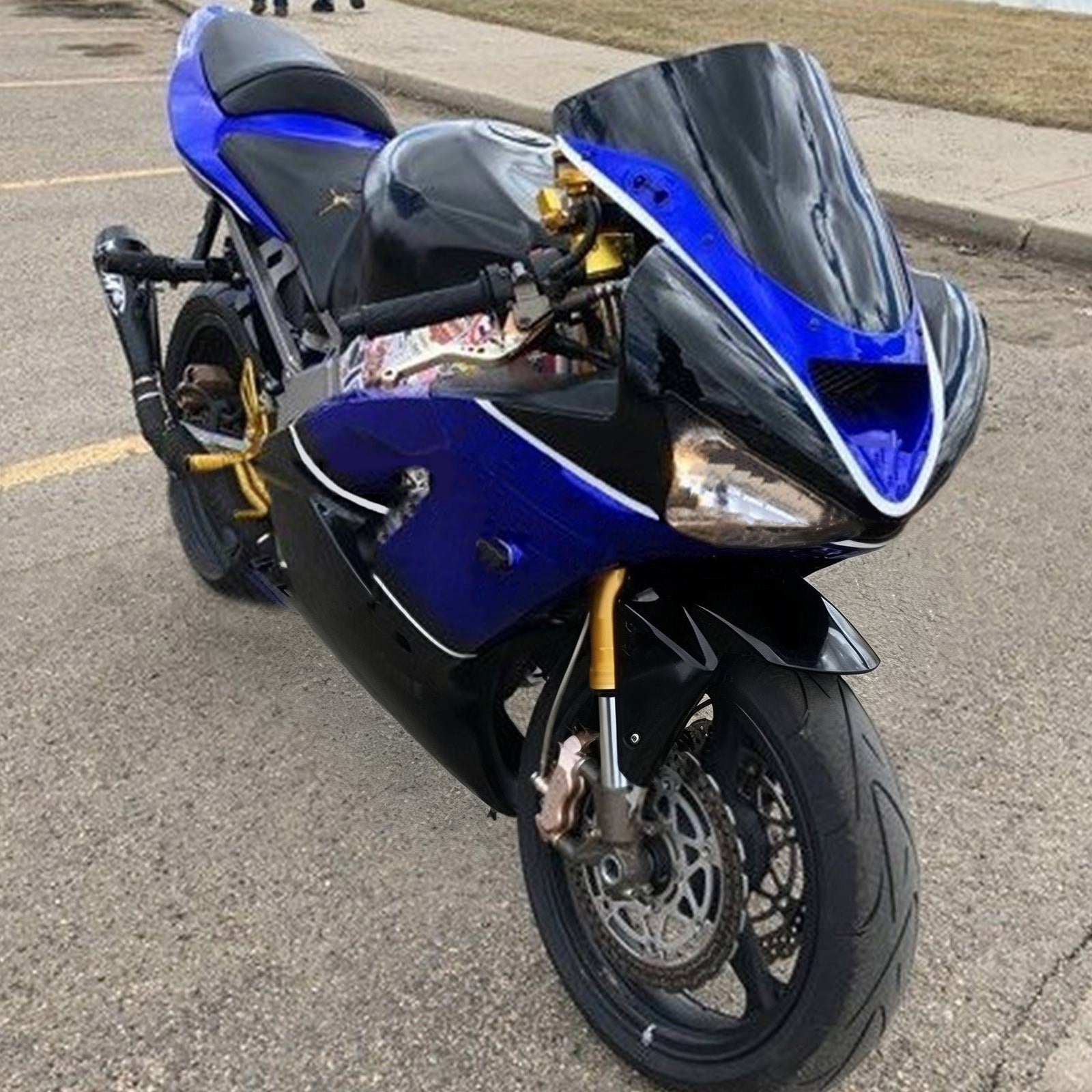 Kit de carénage Amotopart pour Kawasaki ZX6R 636 2003-2004 Générique