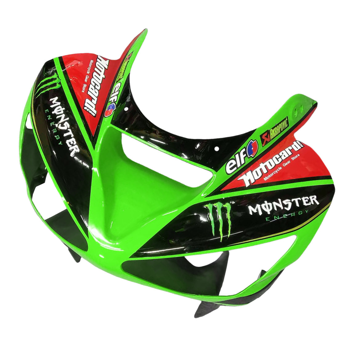 Amotopart Kawasaki ZX6R 636 2003-2004 Kit Carénage Carrosserie Plastique ABS