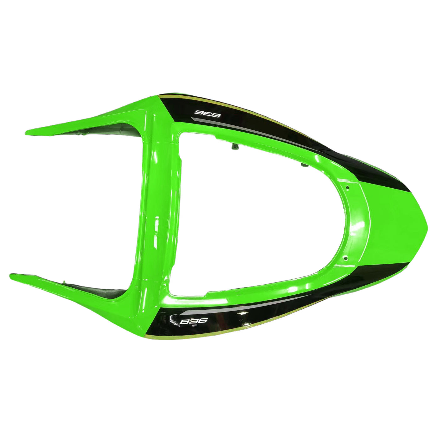 Amotopart Kawasaki ZX6R 636 2003-2004 Kit Carénage Carrosserie Plastique ABS