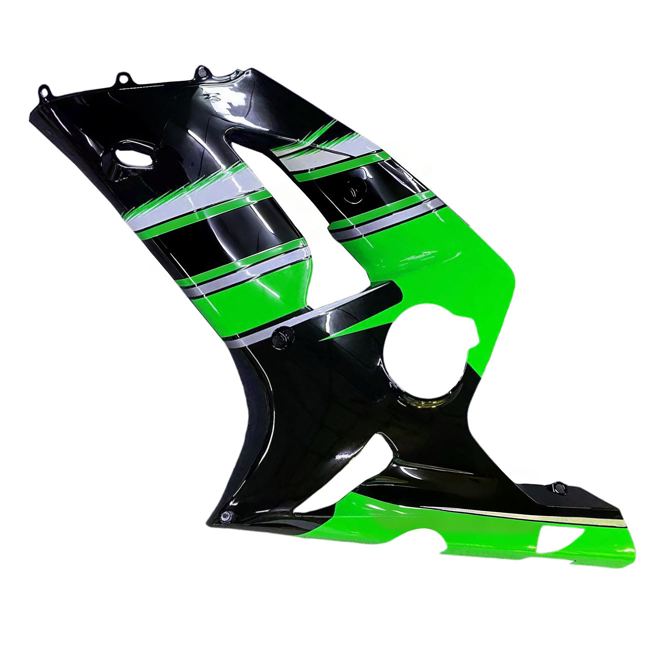 Amotopart Kawasaki ZX6R 636 2003-2004 Kit Carénage Carrosserie Plastique ABS