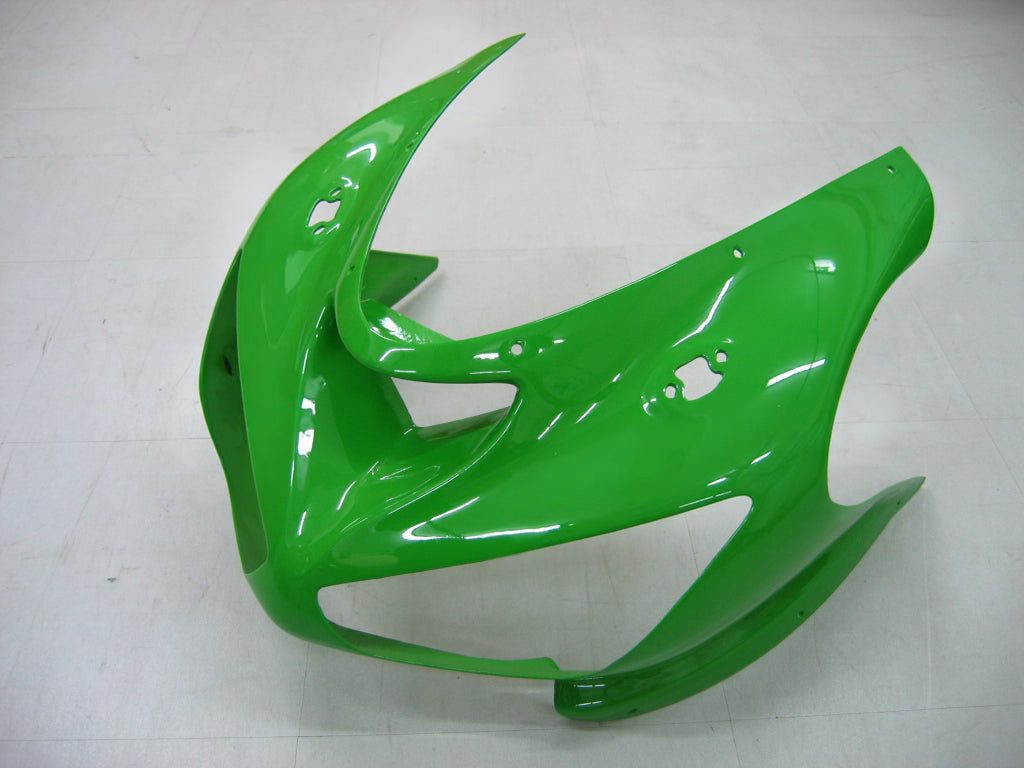 Amotopart Carénages 2005-2006 Kawasaki ZX6R 636 Vert Noir No.14 ZX6R Générique
