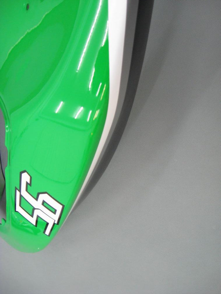 Carene Amotopart 2005-2006 Kawasaki ZX6R 636 Verde Nero No.56 Nakano Generico